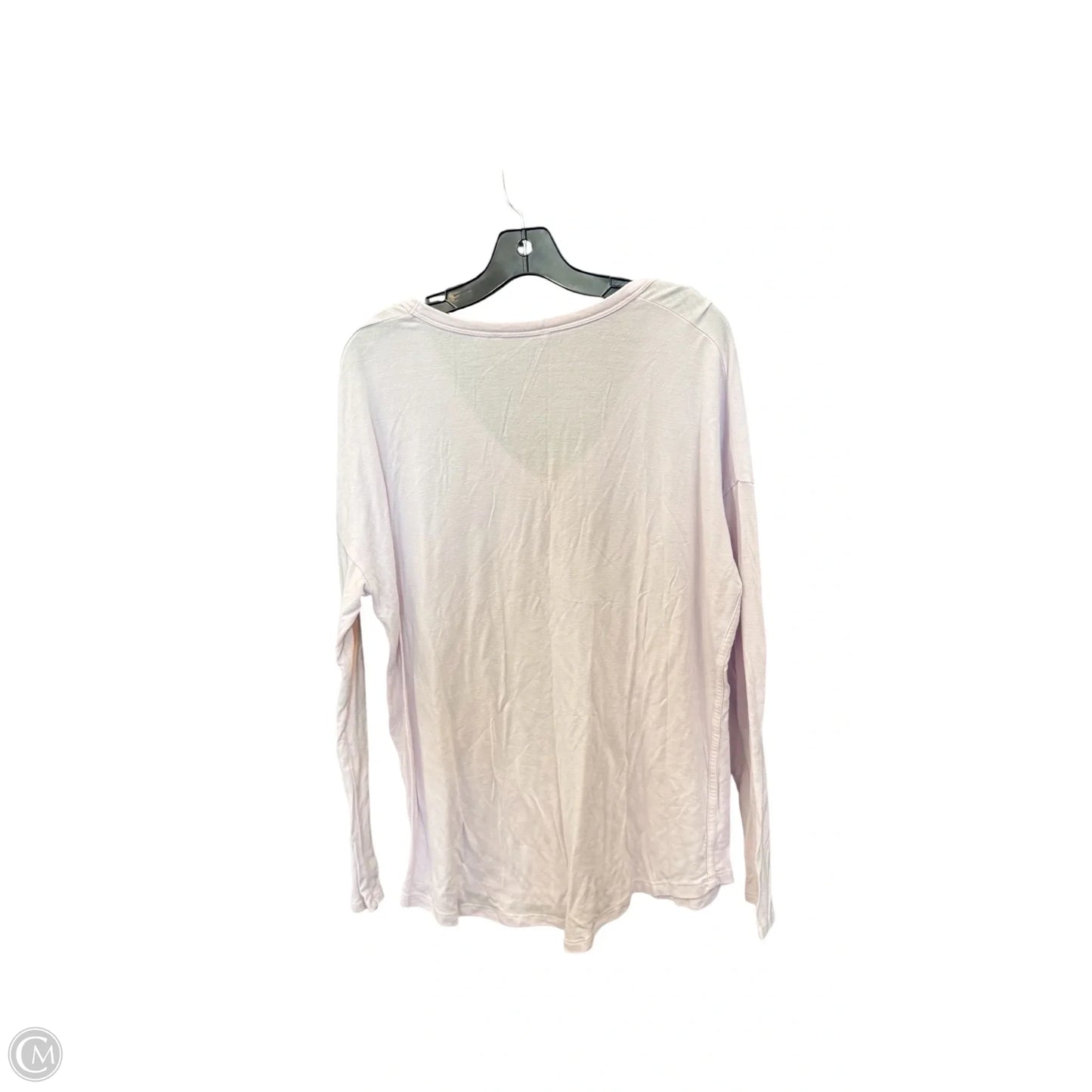 Top Long Sleeve By Athleta In Purple, Size: L