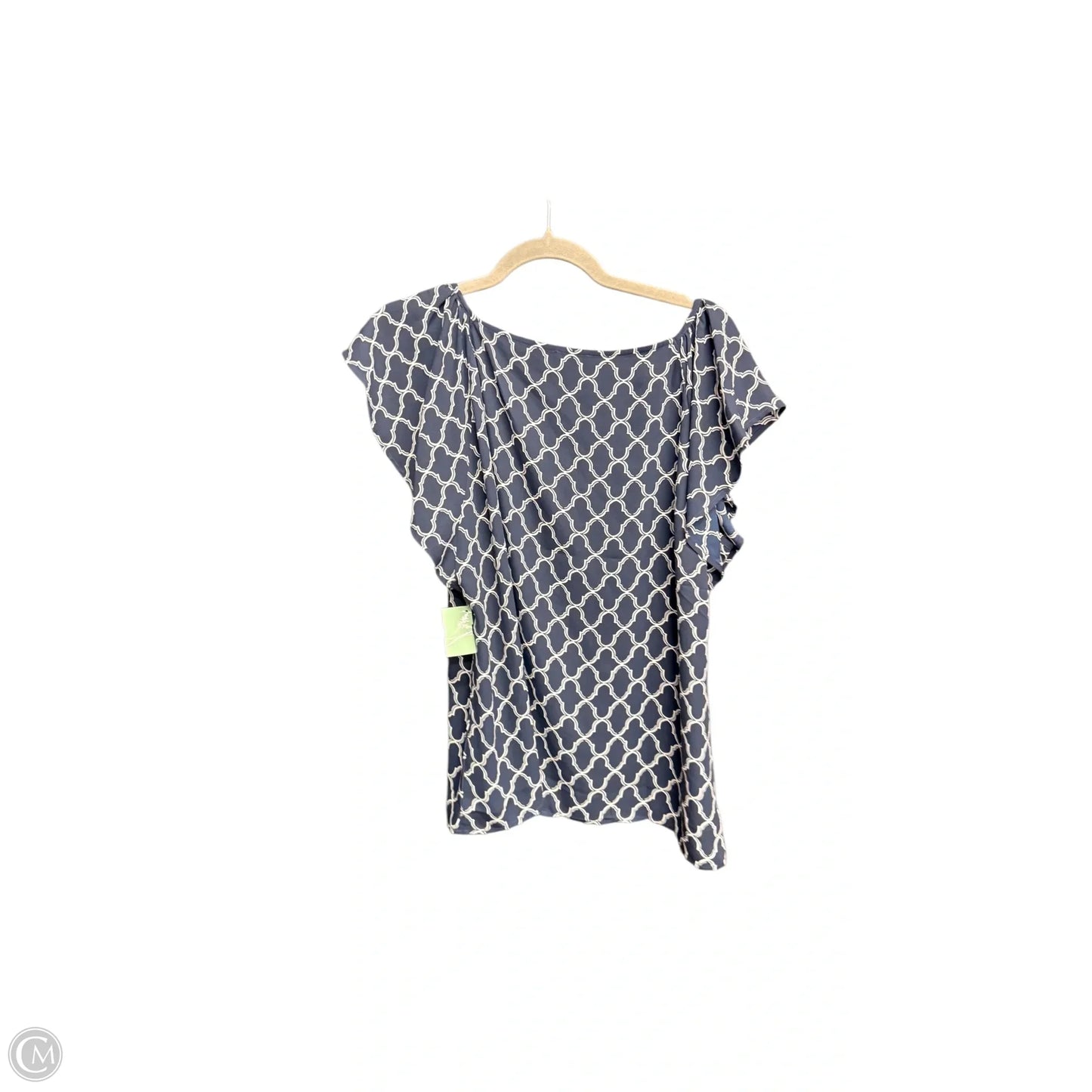 Top Sleeveless By Ann Taylor In Navy, Size: L