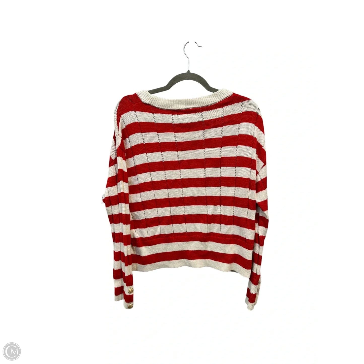 Sweater By Evereve In Striped Pattern, Size: M