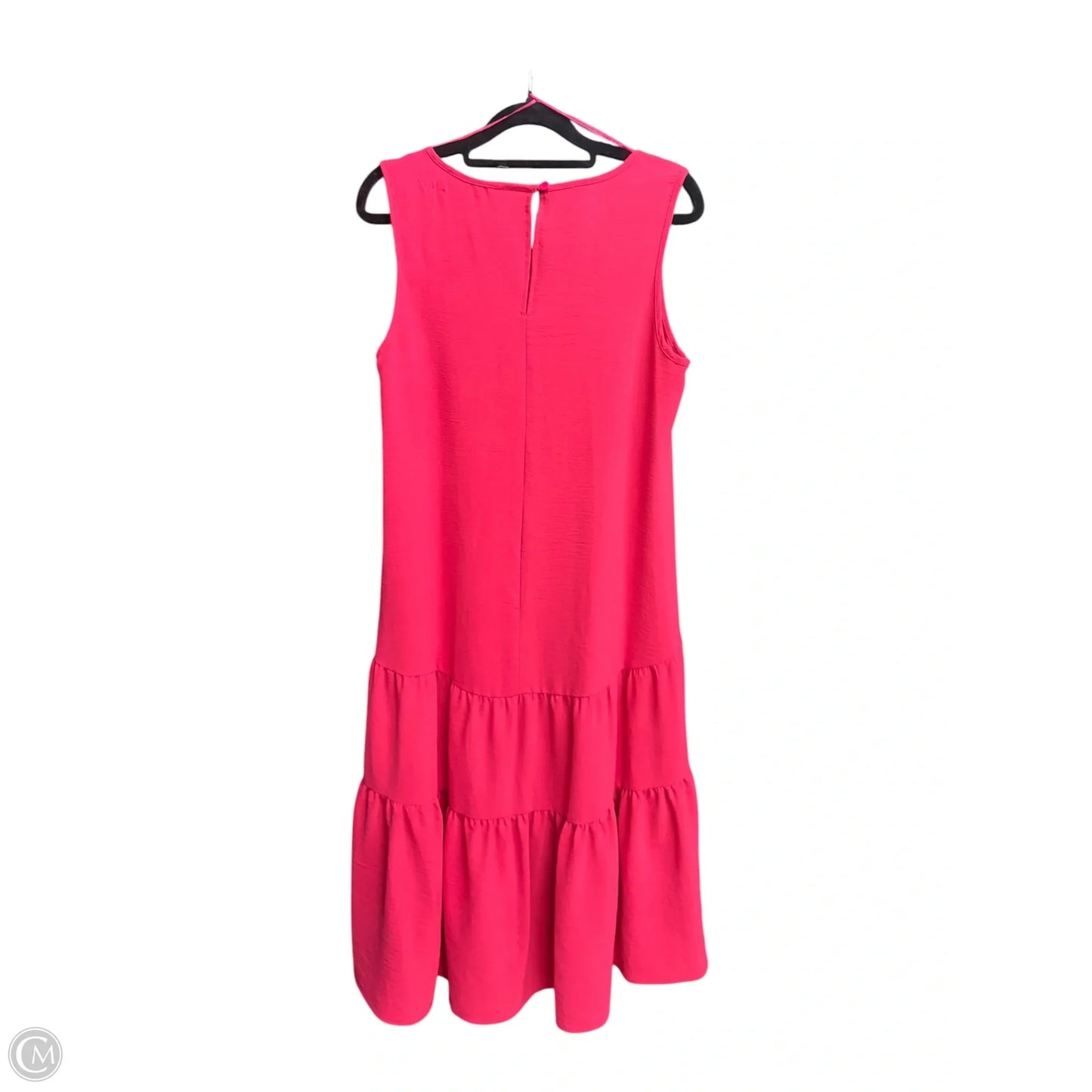 Dress Casual Midi By Leslie Fay In Pink, Size: S