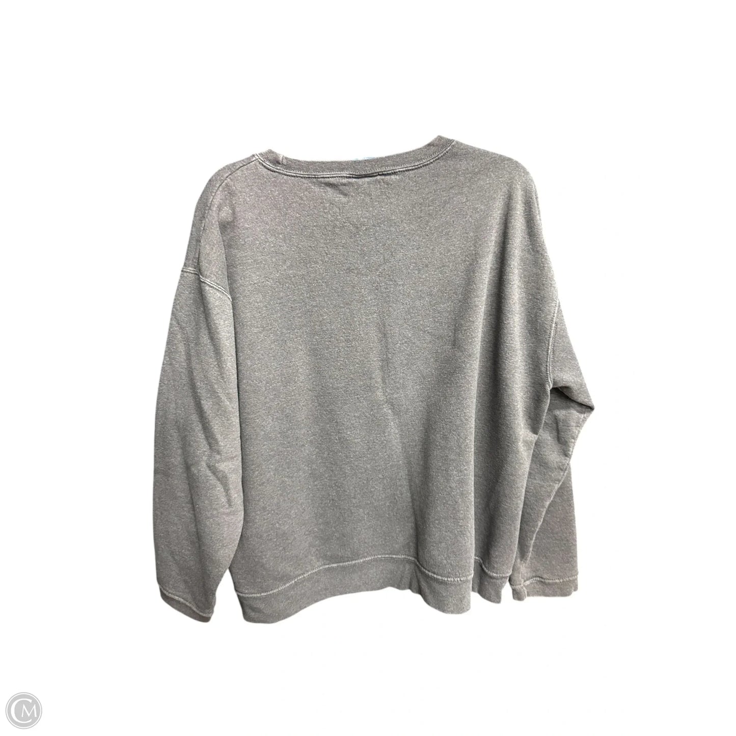 Sweatshirt Crewneck By Hanes In Grey, Size: M