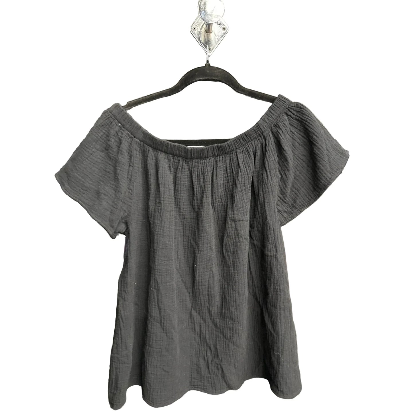 Top Short Sleeve By Dylan In Black, Size: L