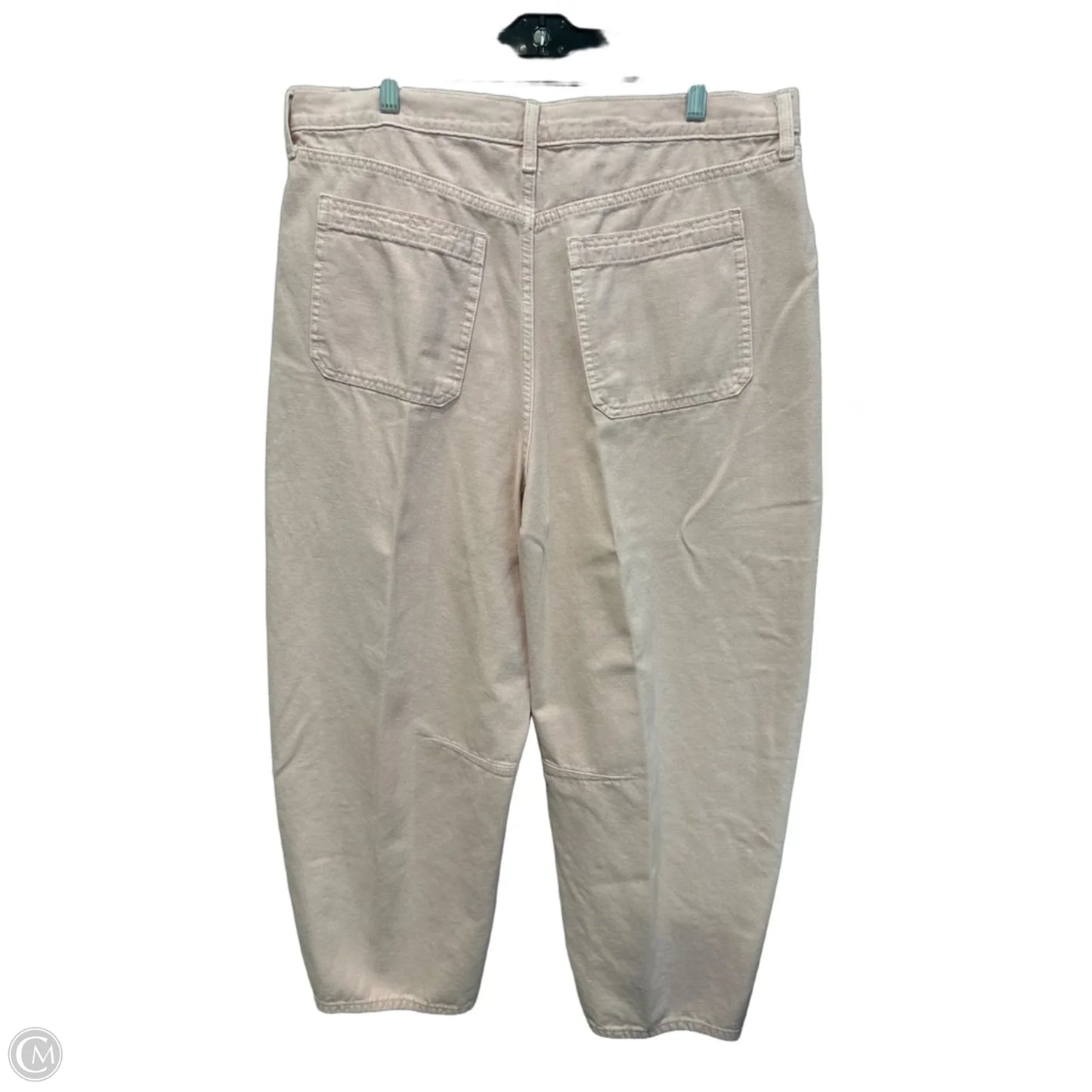 Pants Cropped By Universal Thread In Pink Denim, Size: 16