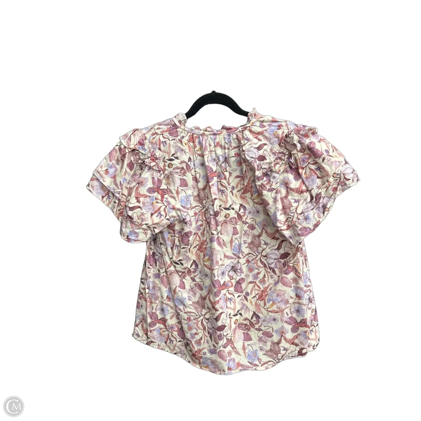 Top Short Sleeve By Entro In Floral Print, Size: S