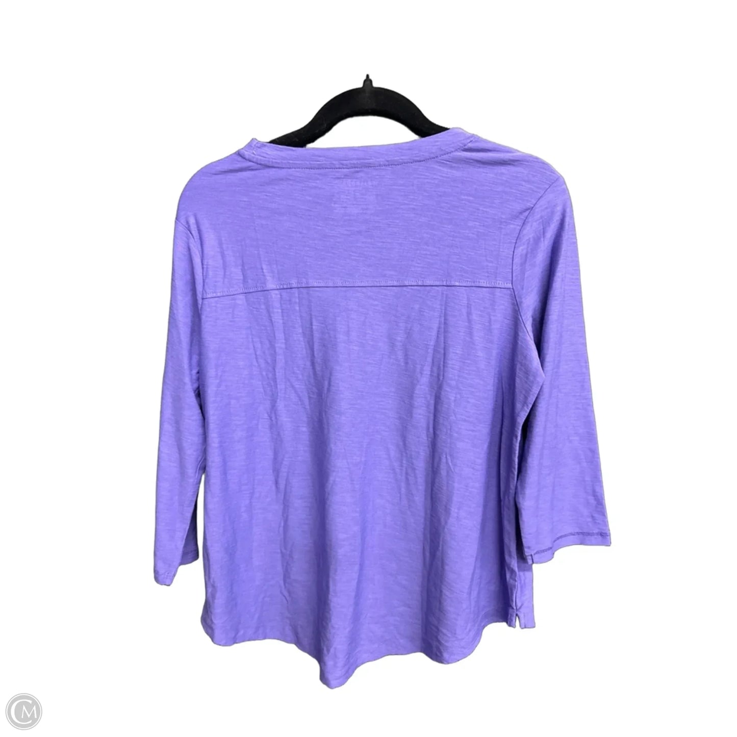 Top Long Sleeve By West Bound In Purple, Size: Mp