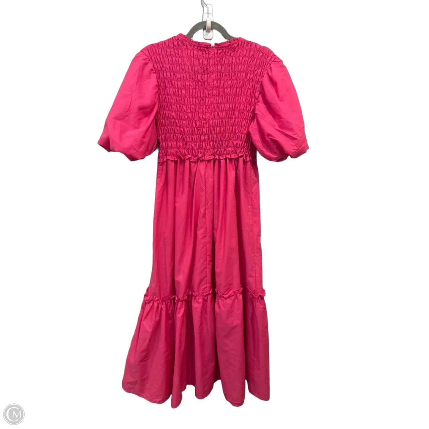 Dress Casual Midi By Clothes Mentor In Pink, Size: L