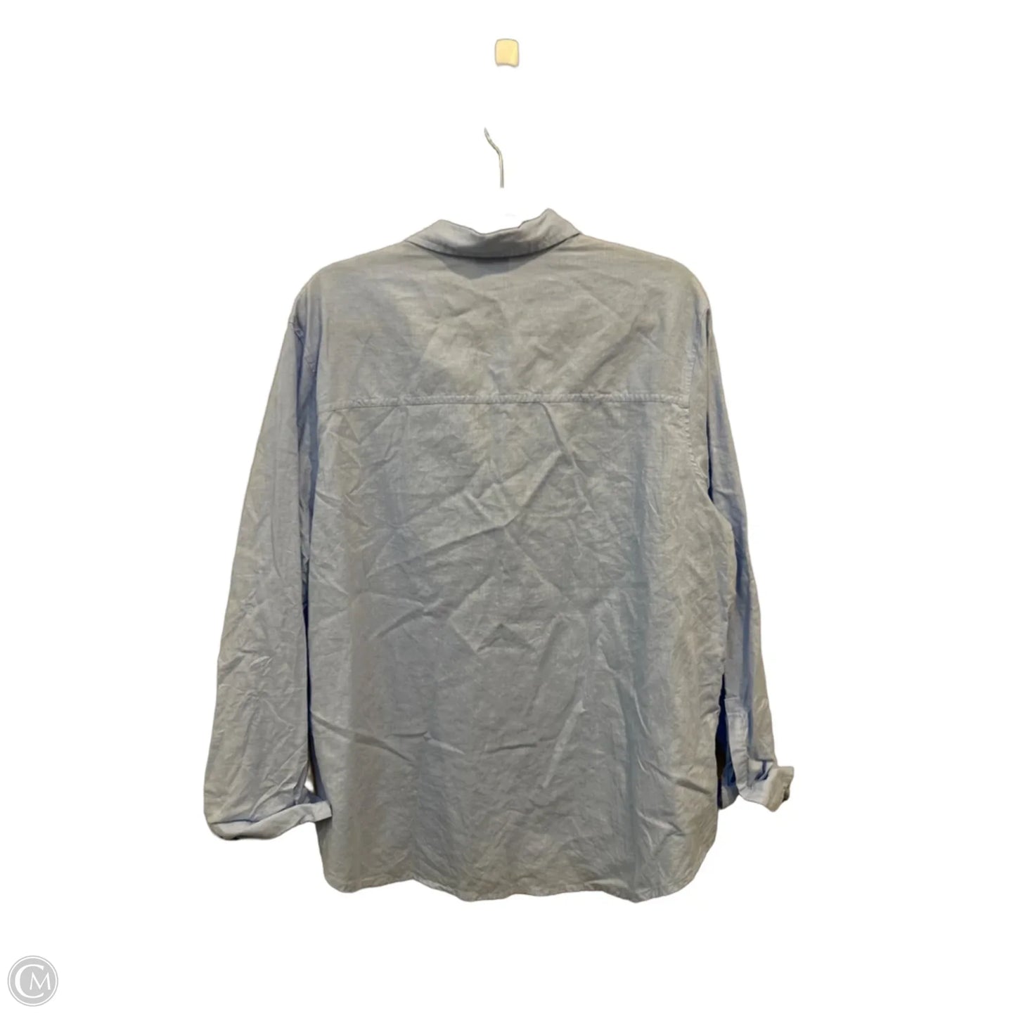 Top Long Sleeve By Gap In Blue, Size: Xl