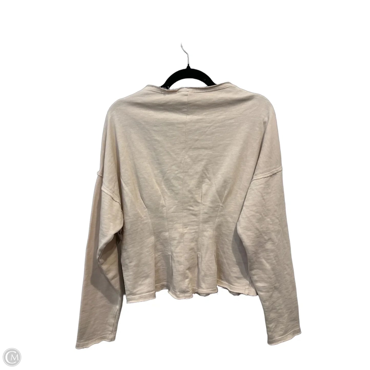 Top Long Sleeve By Pilcro In Cream, Size: S