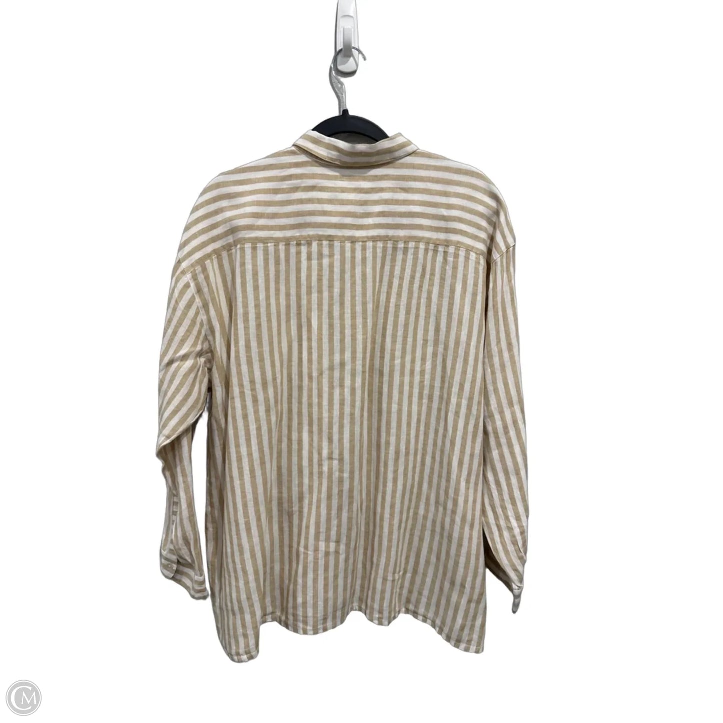 Top Long Sleeve By J. Jill In Striped Pattern, Size: Xl