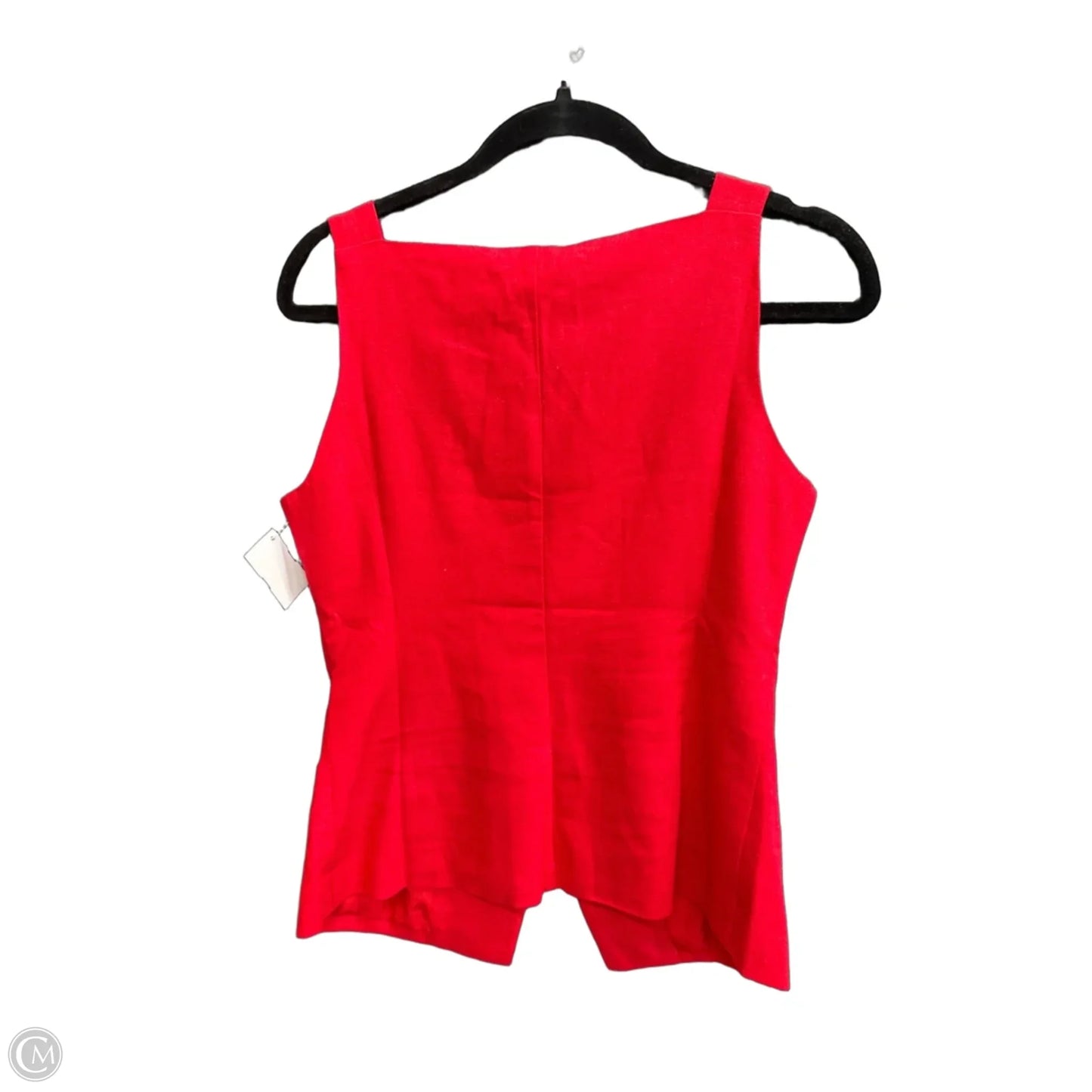 Top Sleeveless By Express In Red, Size: S