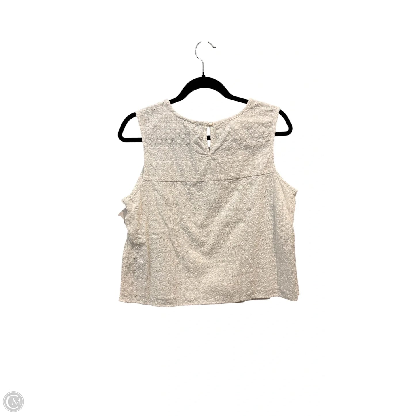 Top Sleeveless By Ralph Lauren In White, Size: Lp