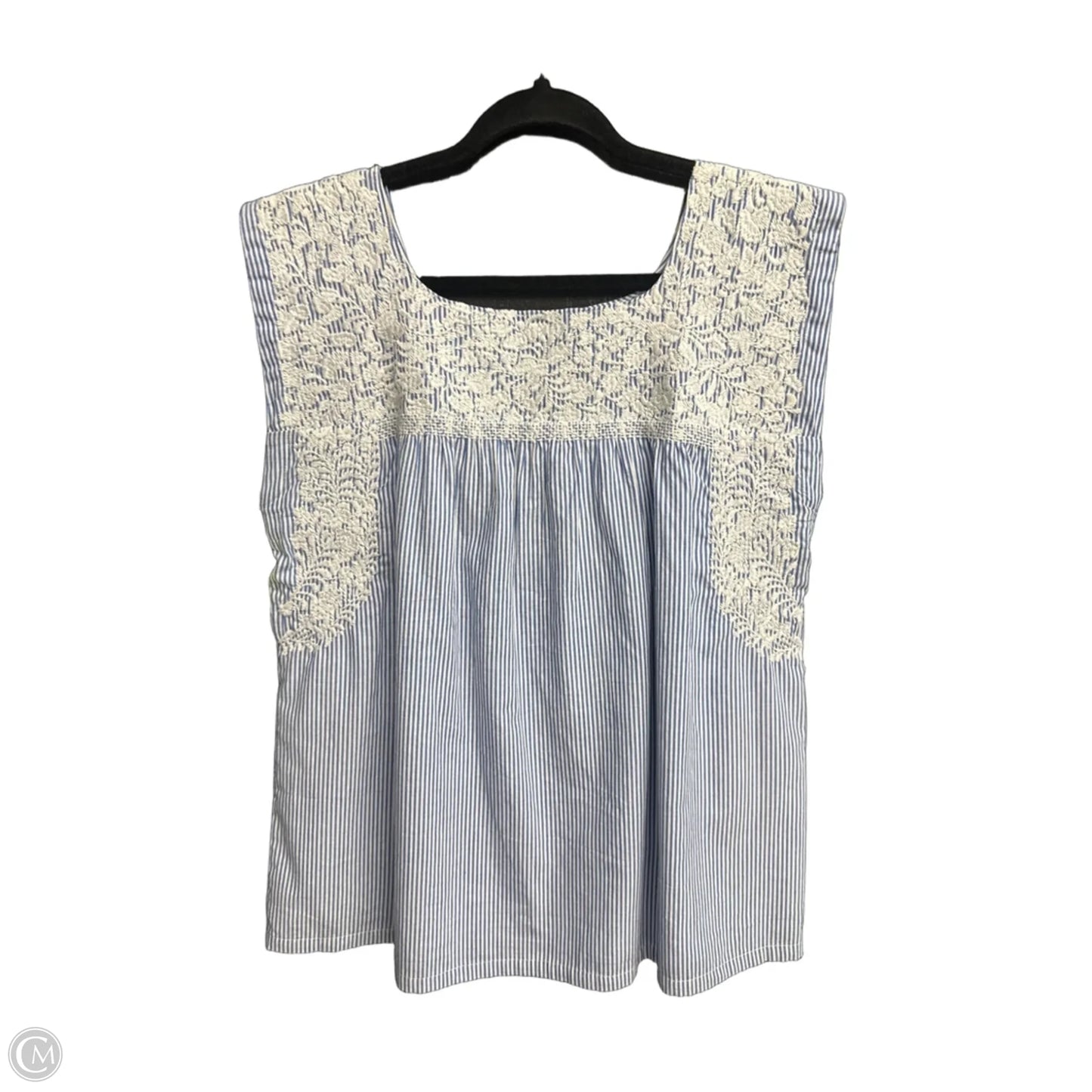 Top Sleeveless By J.marie In Floral Print, Size: S