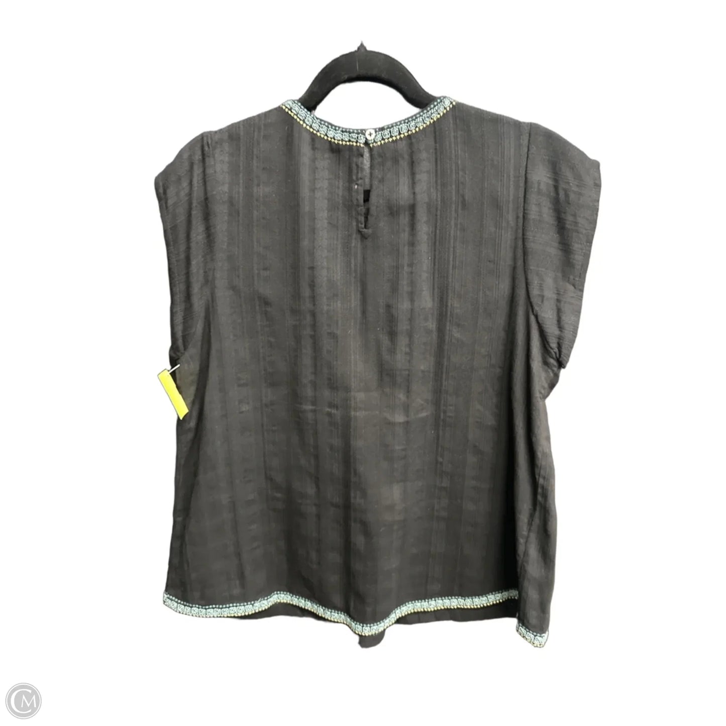 Top Sleeveless By Garnet Hill In Black, Size: M