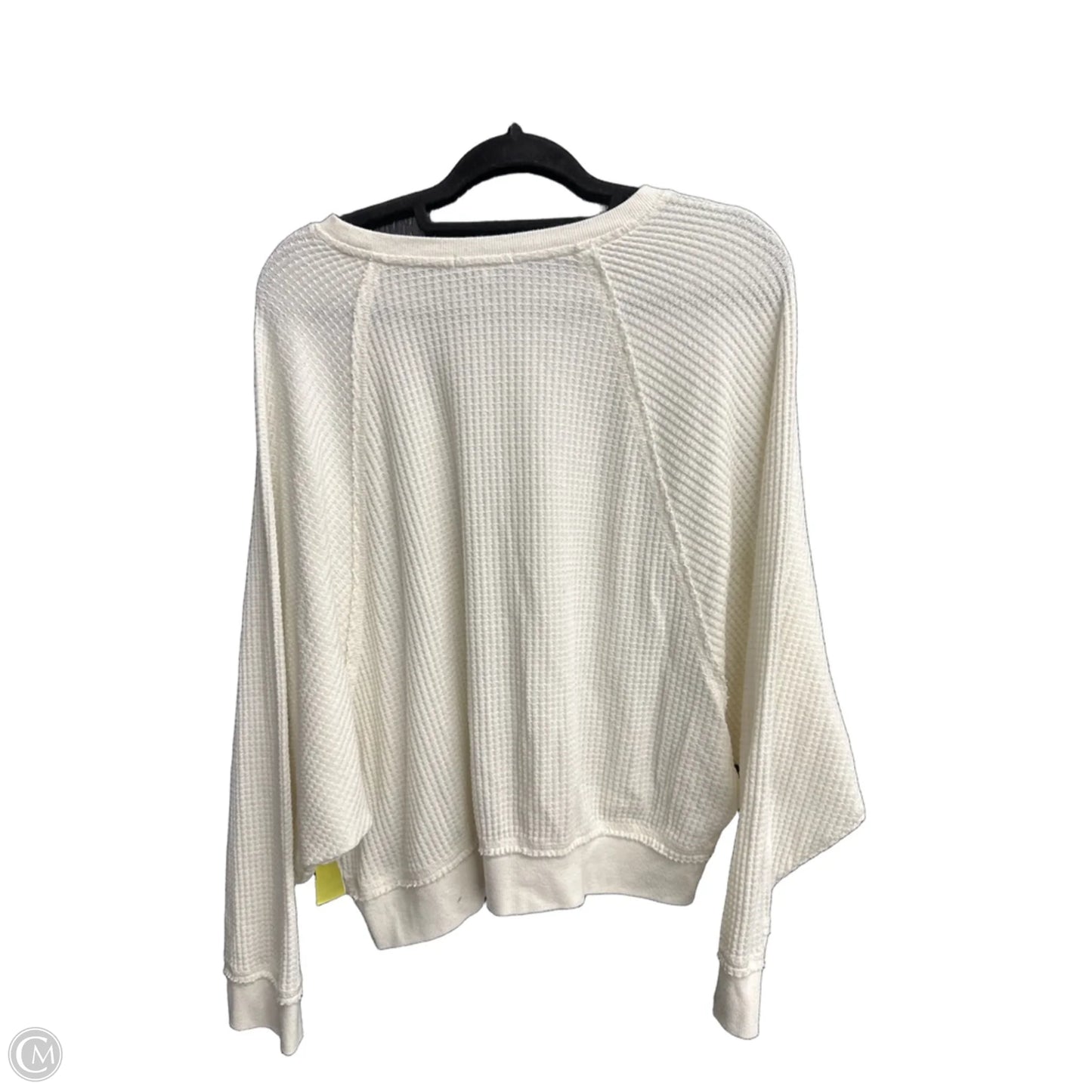 Top Long Sleeve By Z Supply In White, Size: L