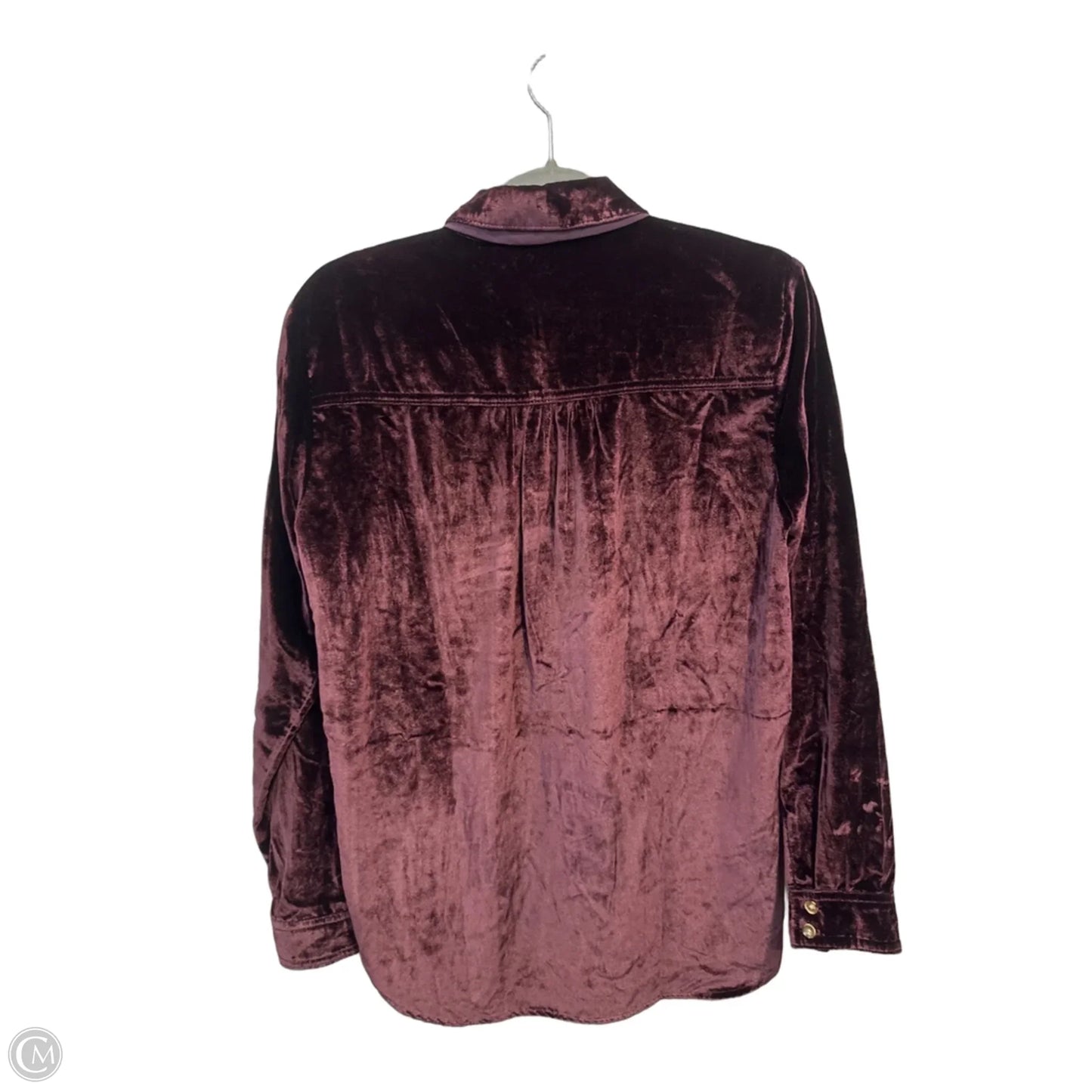 Top Long Sleeve By Maeve In Purple, Size: S