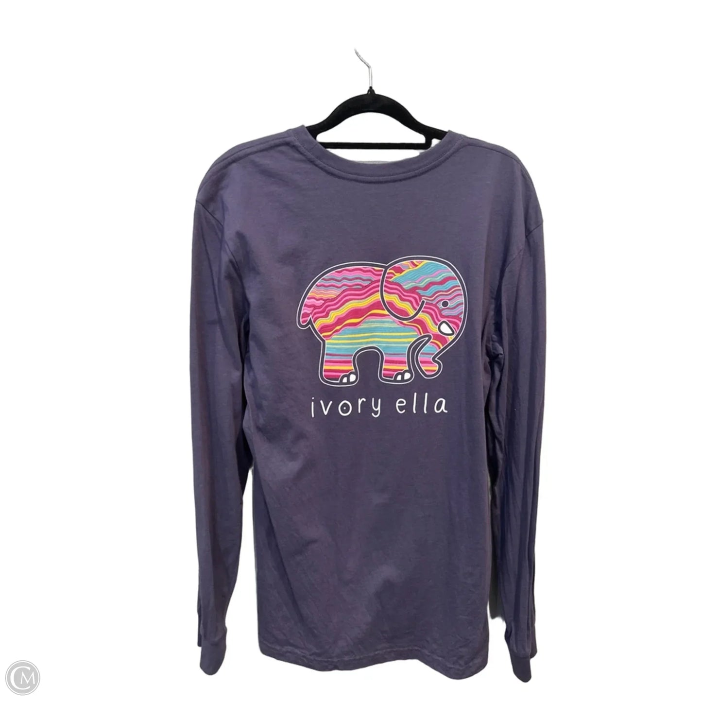 Top Long Sleeve Basic By Ivory Ella In Purple, Size: S