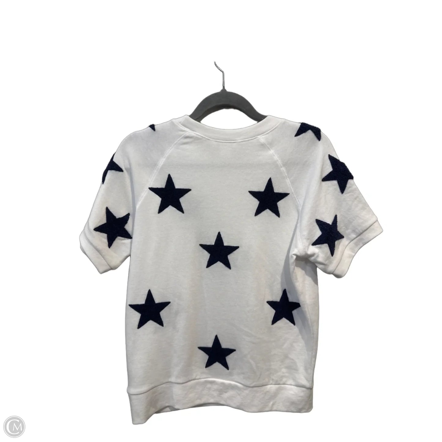 Top Short Sleeve By Shiraleah In White, Size: S