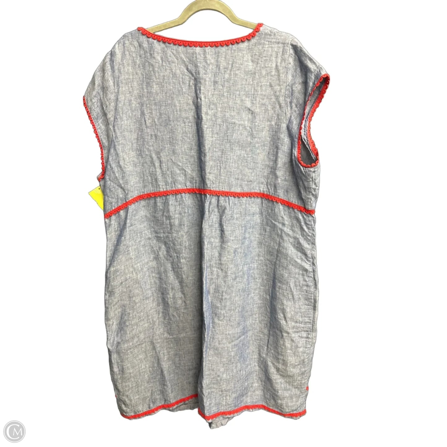 Dress Casual Midi By Boden In Blue & Red, Size: 2x