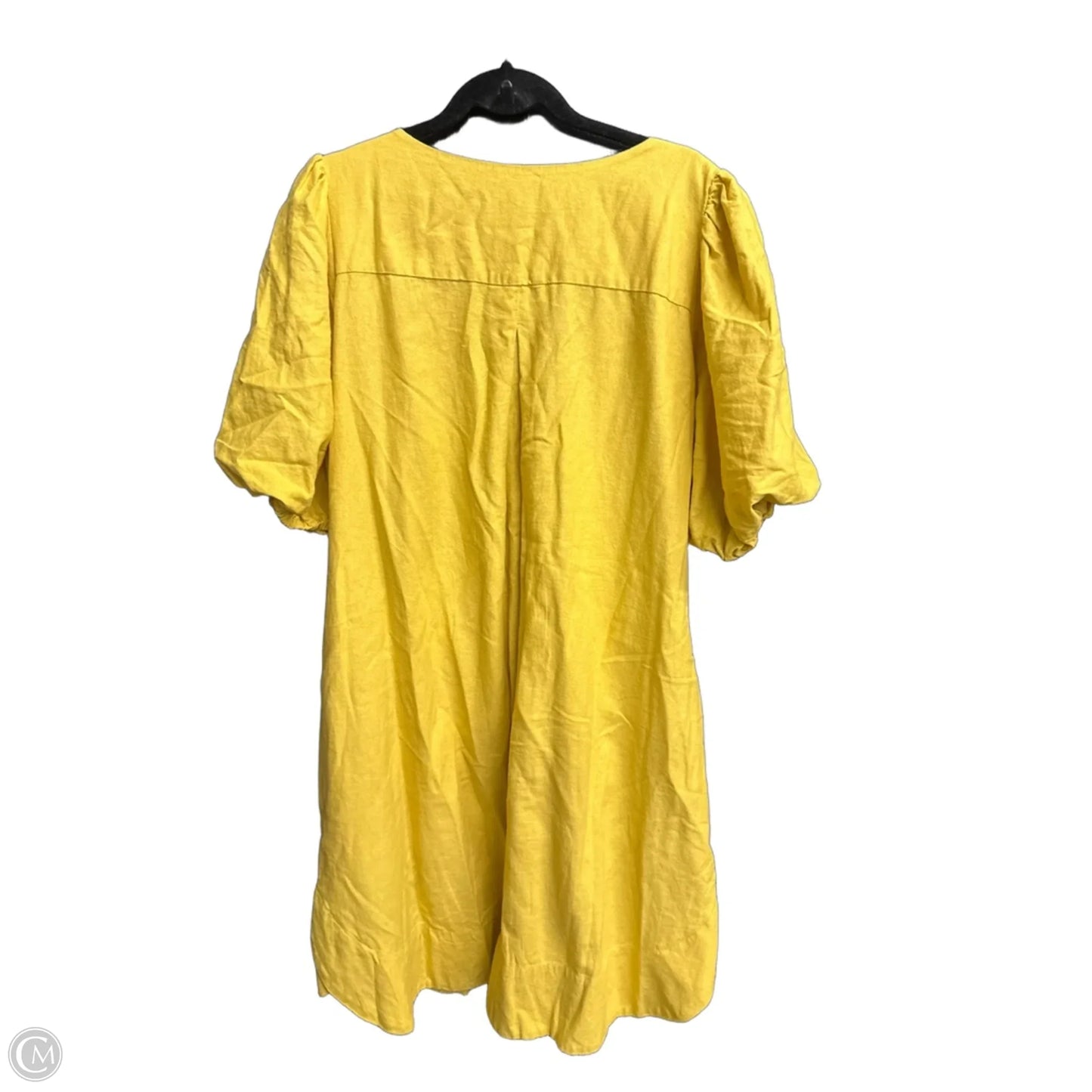 Dress Casual Midi By Cynthia Rowley In Yellow, Size: Xl