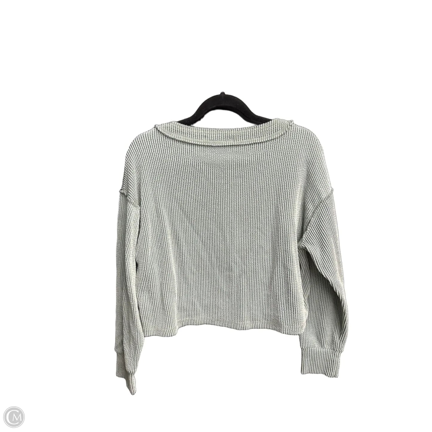 Top Long Sleeve By Altard State In Grey, Size: S