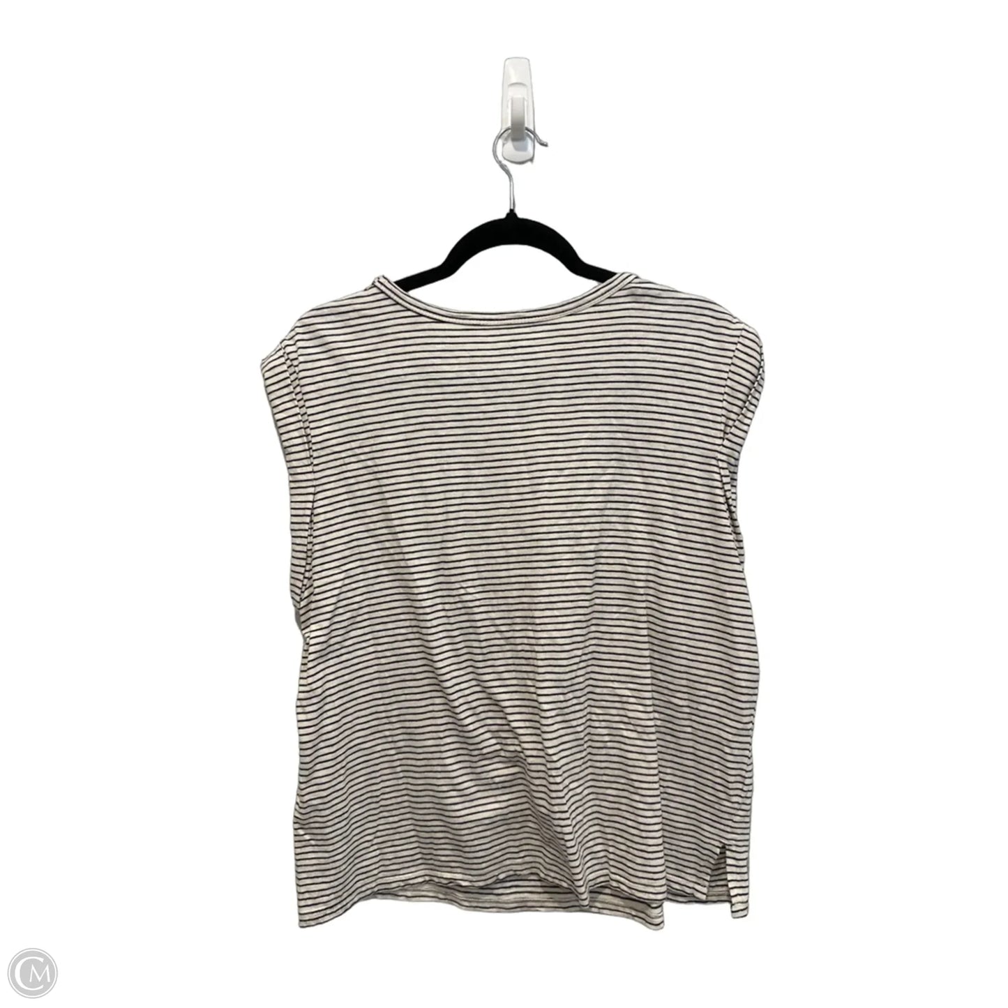 Top Sleeveless By Pilcro In Striped Pattern, Size: M
