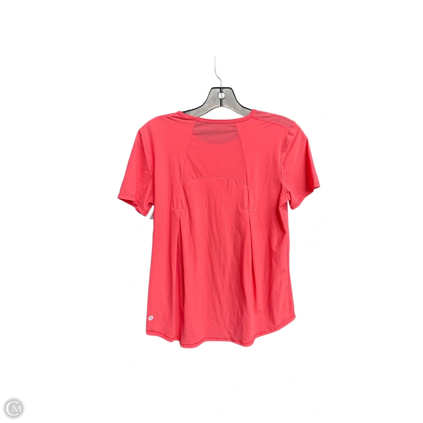 Athletic Top Short Sleeve By Lululemon In Pink, Size: S