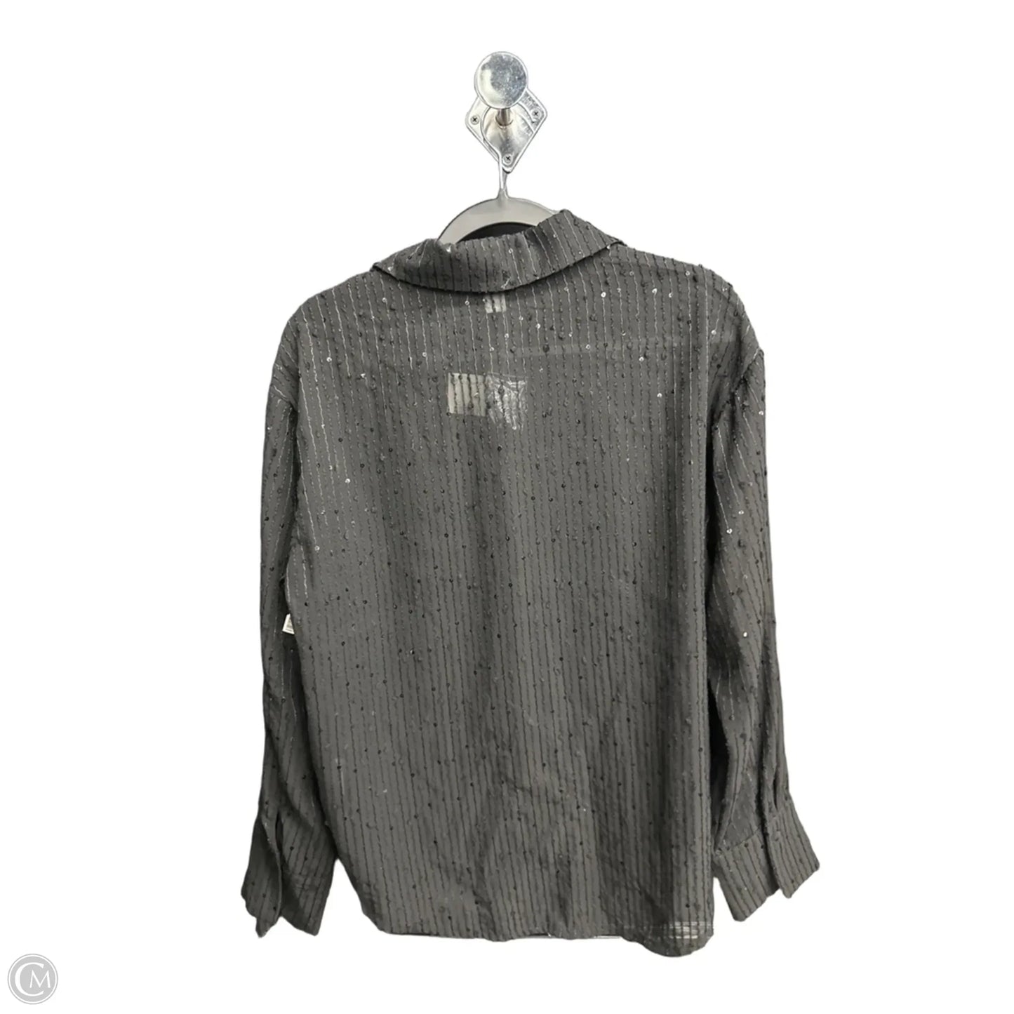 Blouse Long Sleeve By Hyfve In Black, Size: M