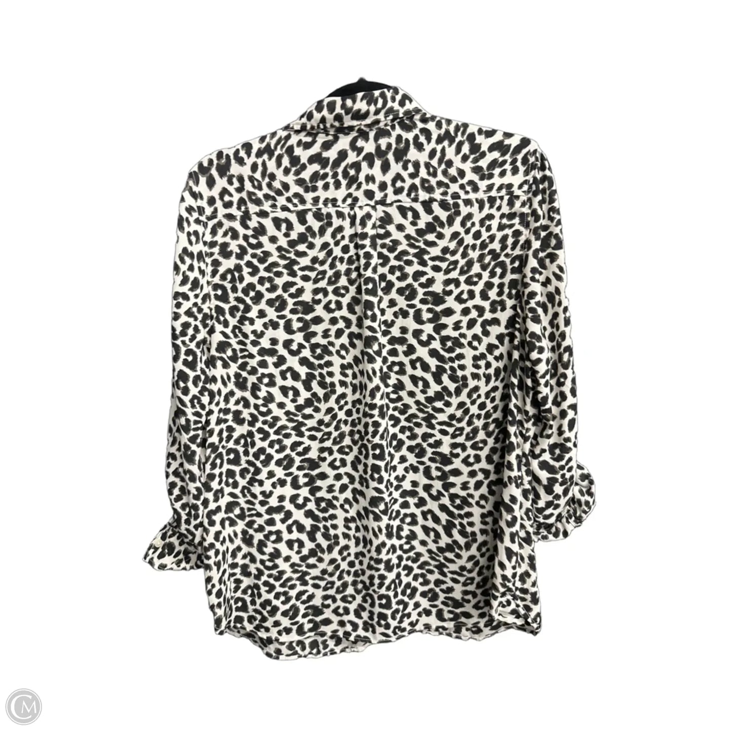 Top Long Sleeve By Talbots In Animal Print, Size: Lp