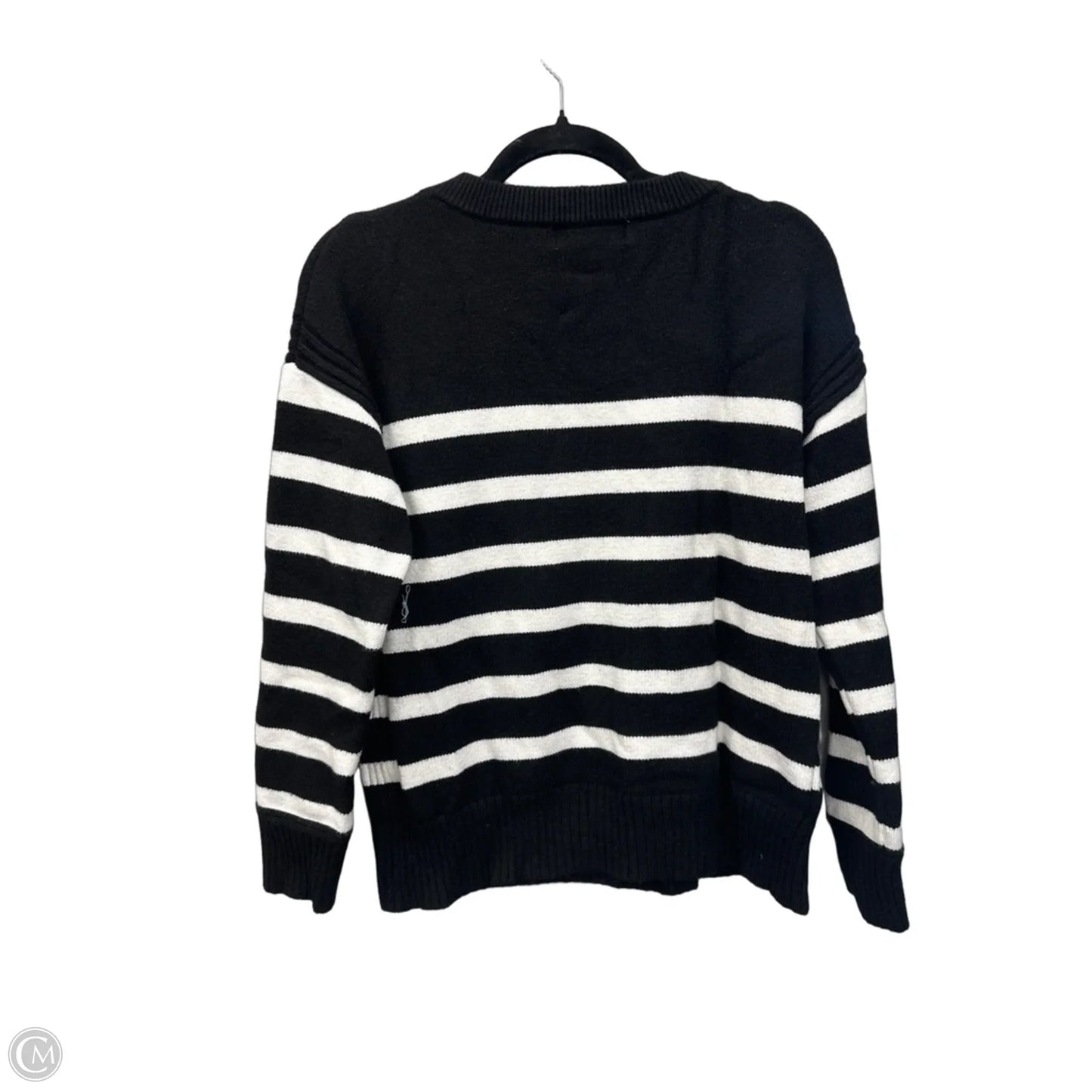 Sweater By Philosophy In Striped Pattern, Size: L