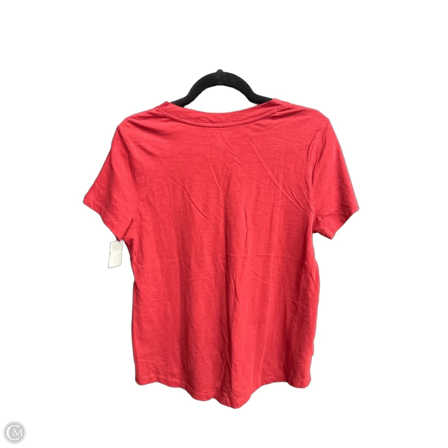 Top Short Sleeve By Loft In Red, Size: S