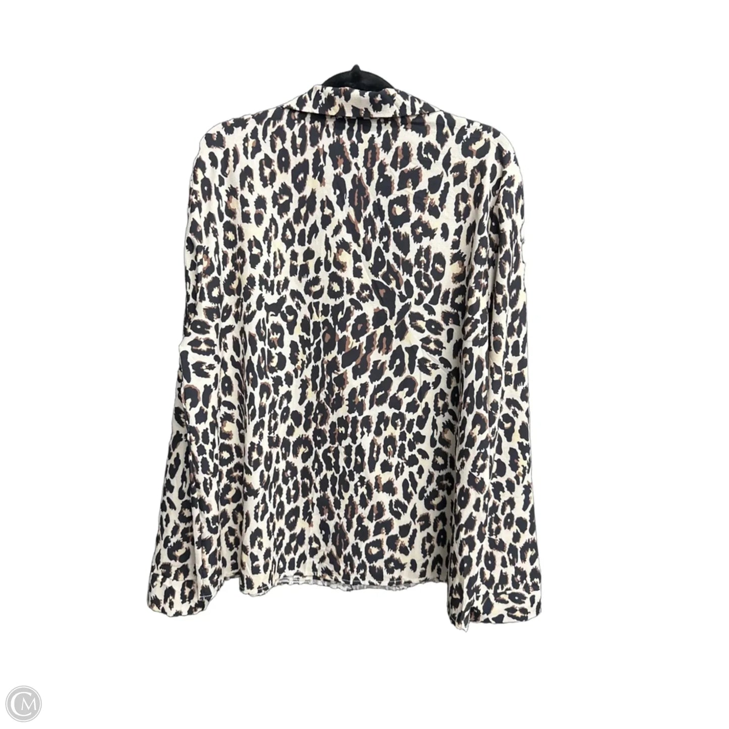 Top Long Sleeve By Ecowish In Animal Print, Size: L
