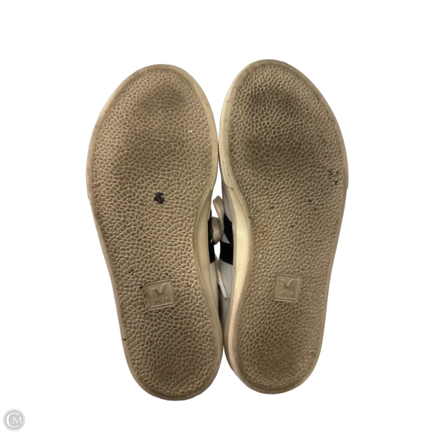 Shoes Flats By Veja In Black & White, Size: 7