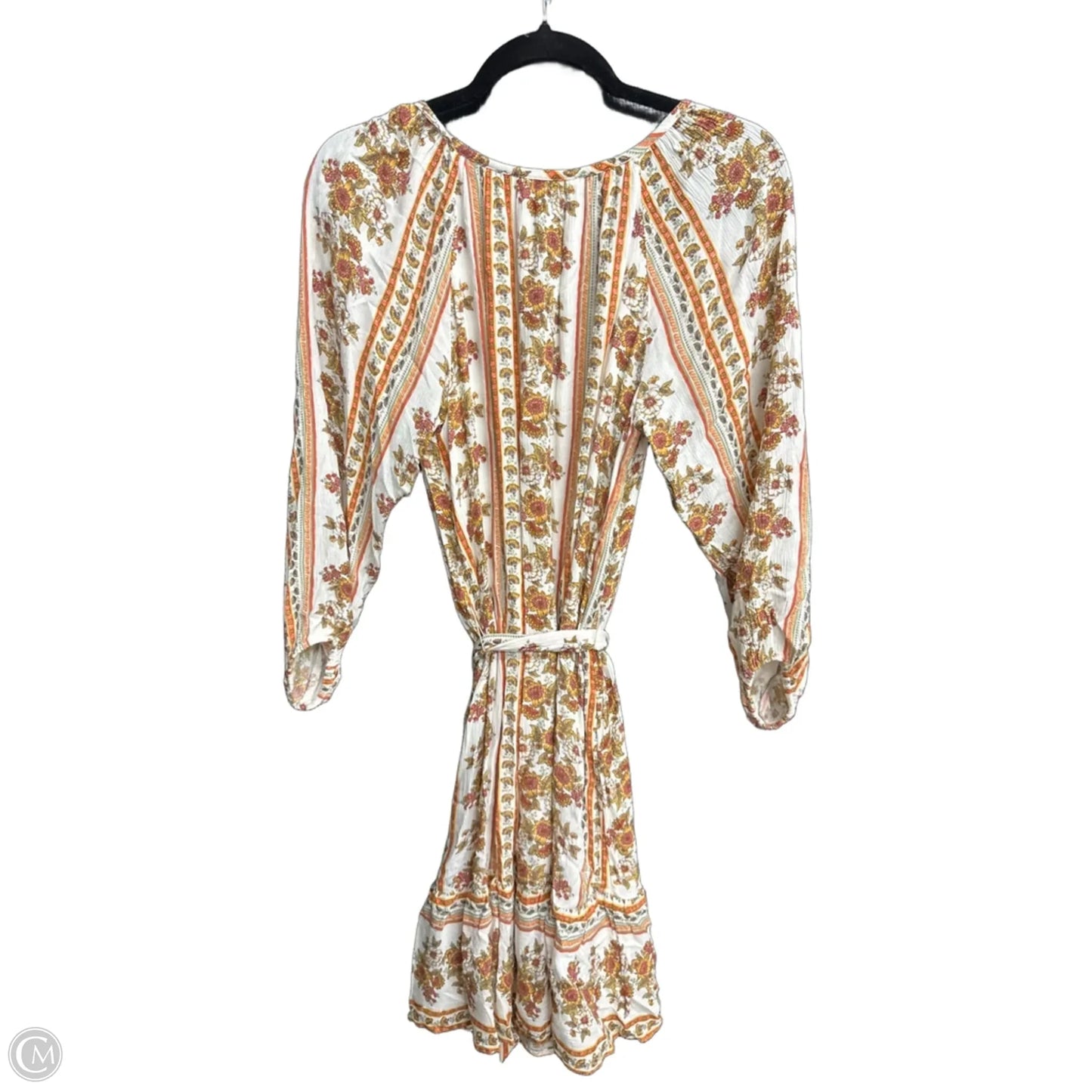 Dress Casual Midi By Loft In Floral Print, Size: Xs