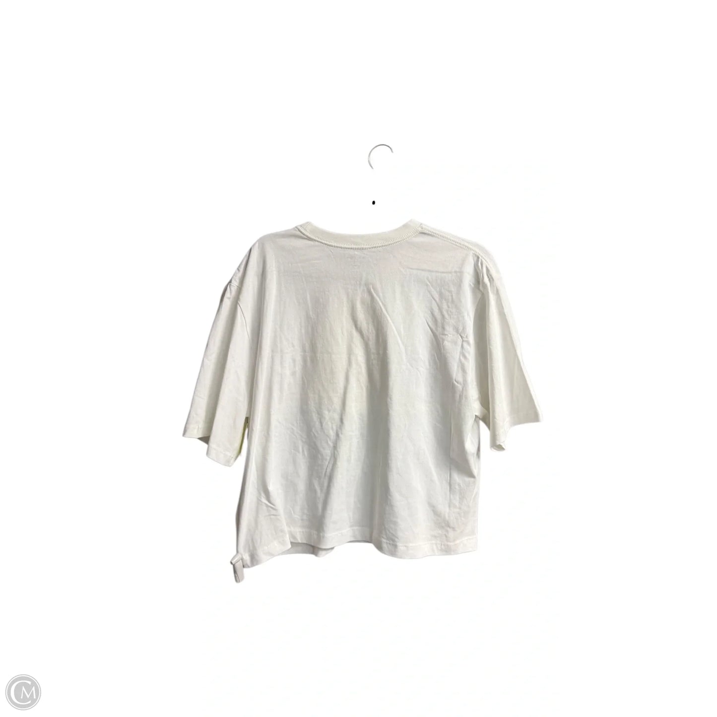 Top Short Sleeve Designer By Kate Spade In White, Size: L