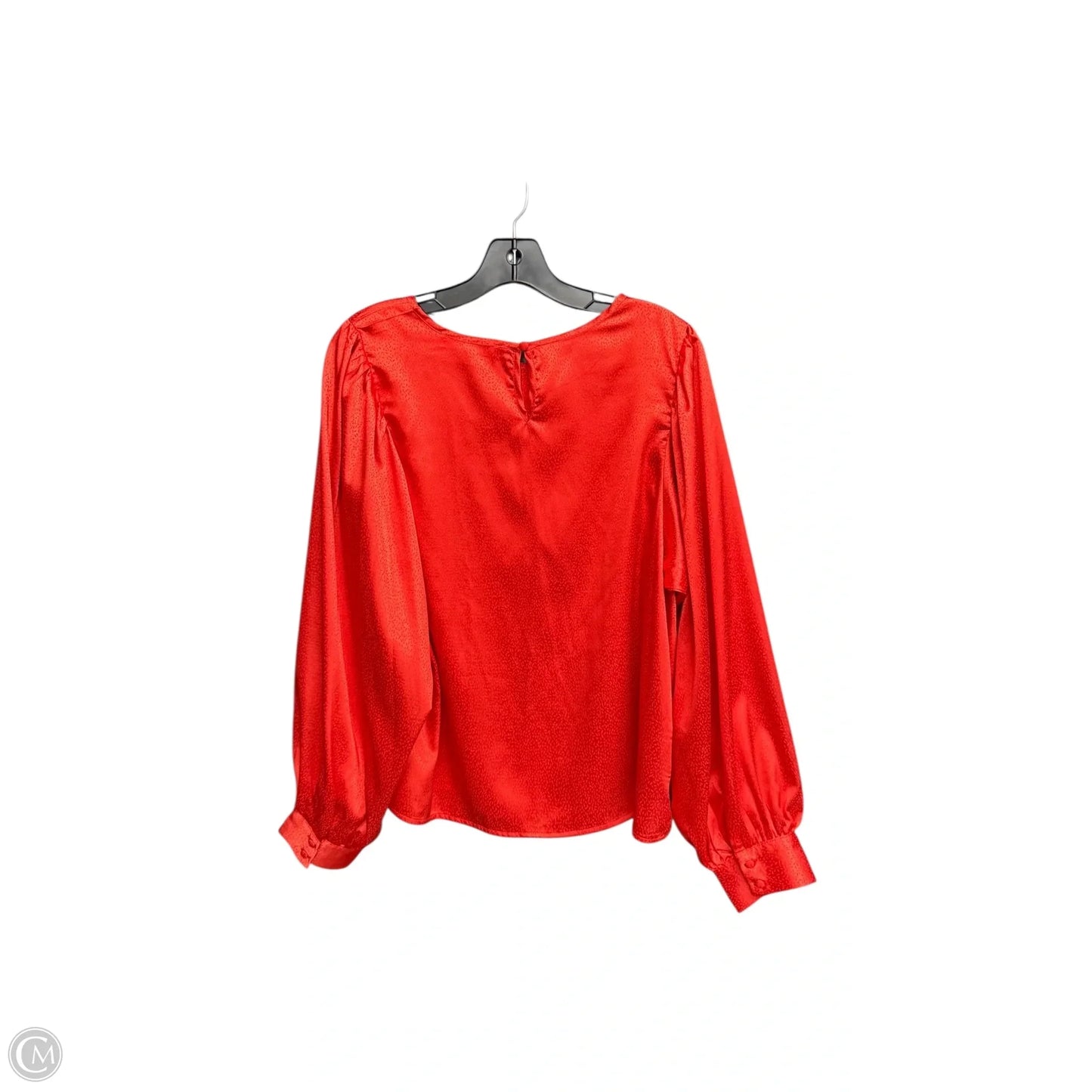 Blouse Long Sleeve By Vine & Love In Red, Size: S