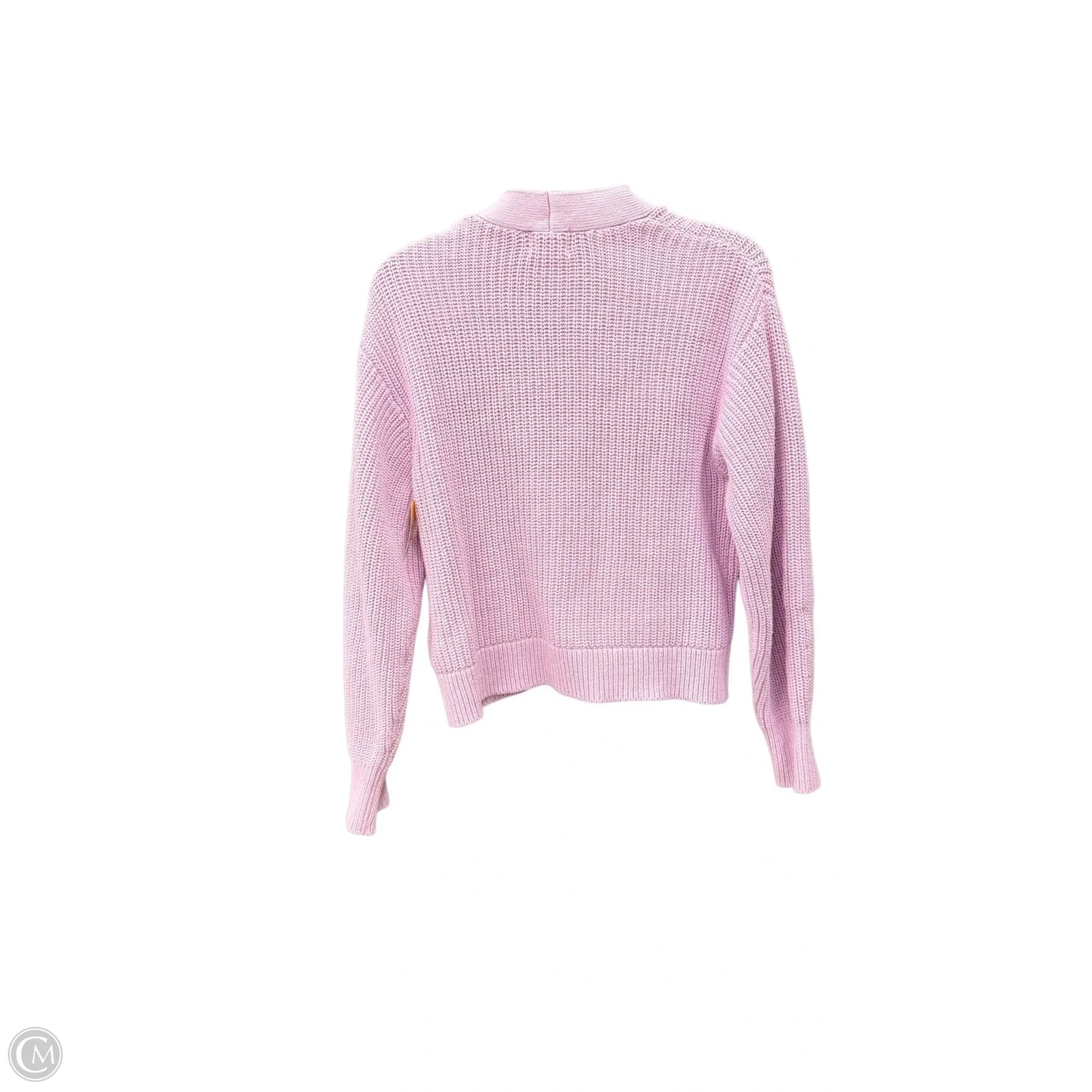 Cardigan By H&m In Purple, Size: Xs