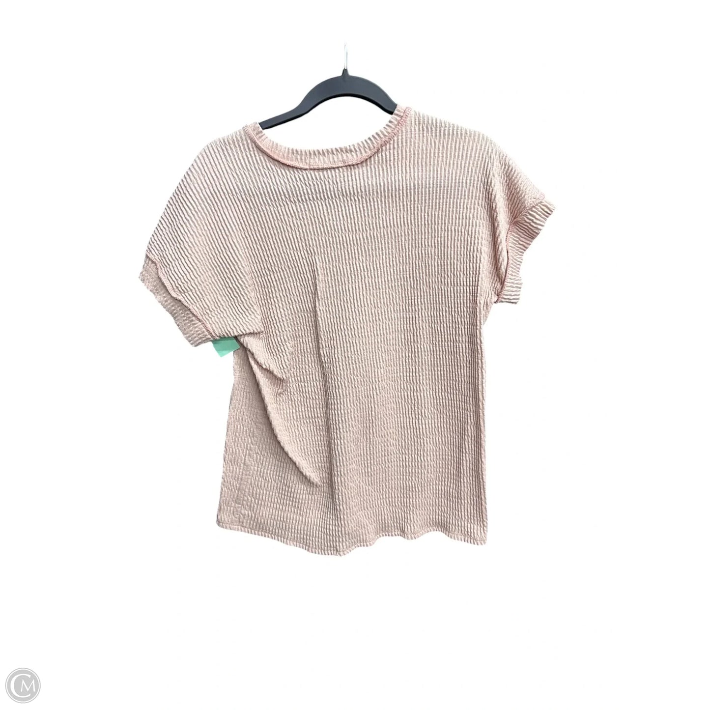 Top Short Sleeve By Lovely Melody In Pink, Size: S