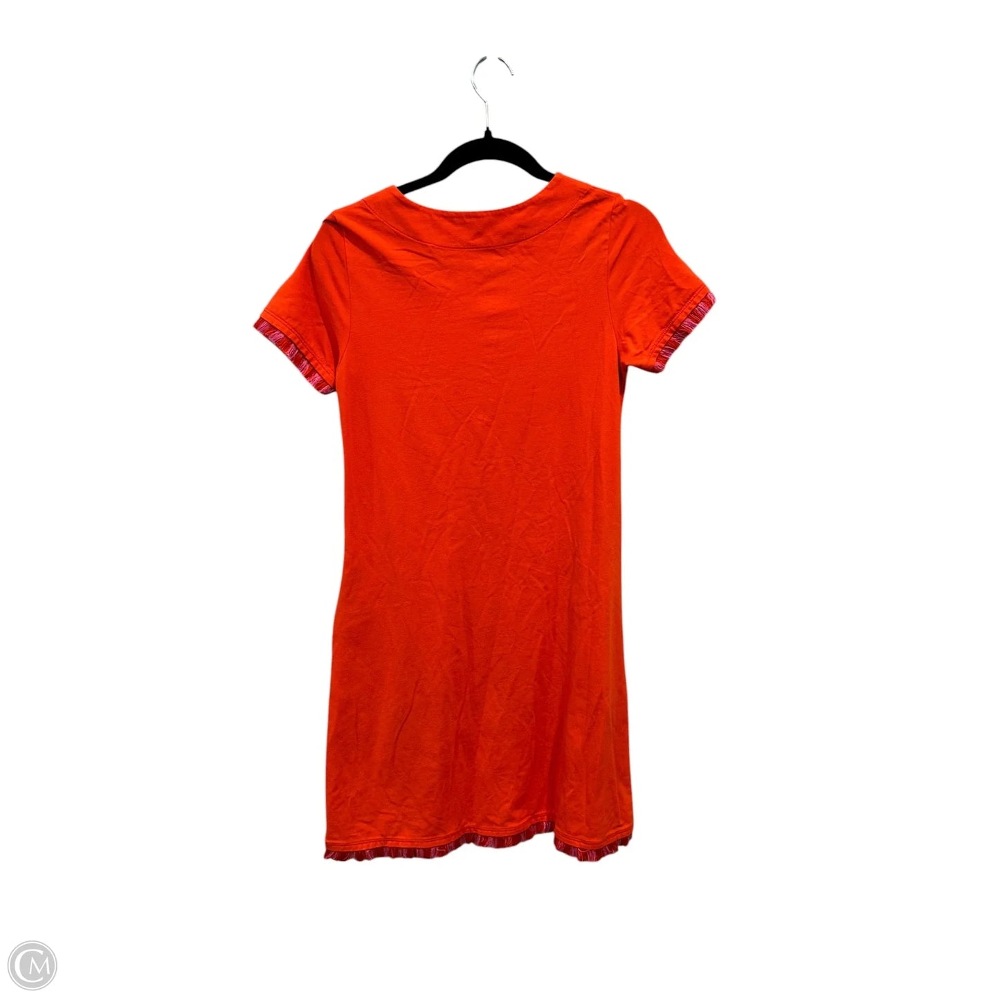 Dress Casual Midi By Spartina In Orange & Pink, Size: Xs
