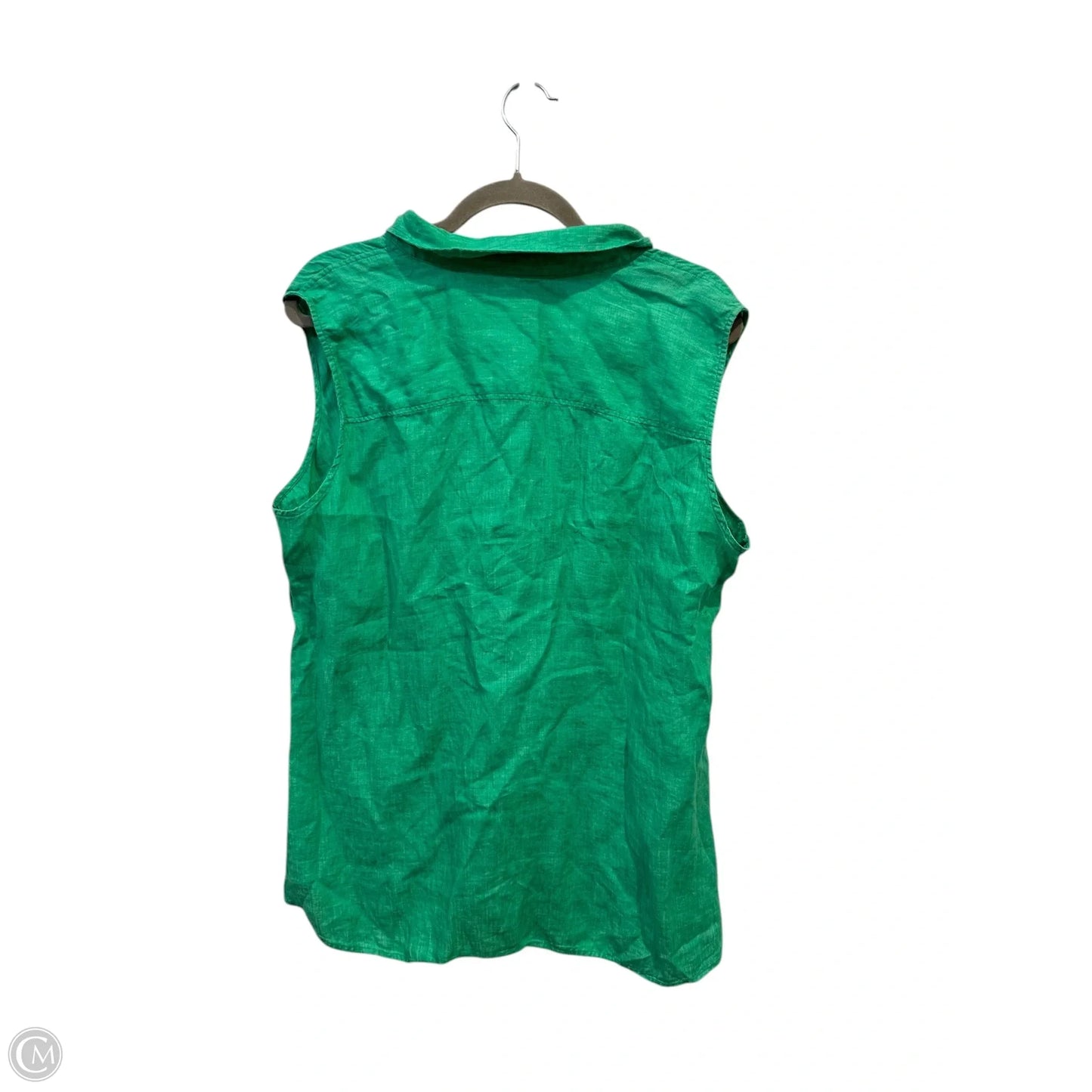 Top Sleeveless Basic By Talbots In Green, Size: 3x