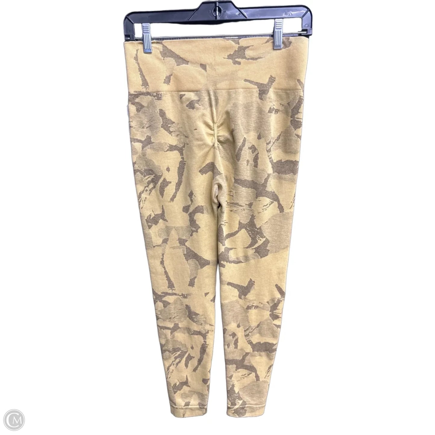 Athletic Leggings By Gym Shark In Camouflage Print, Size: L
