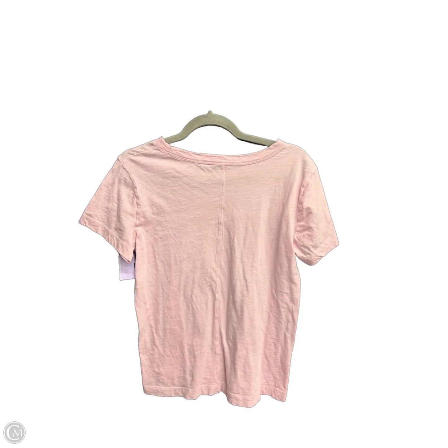 Top Short Sleeve By Loft In Pink, Size: S