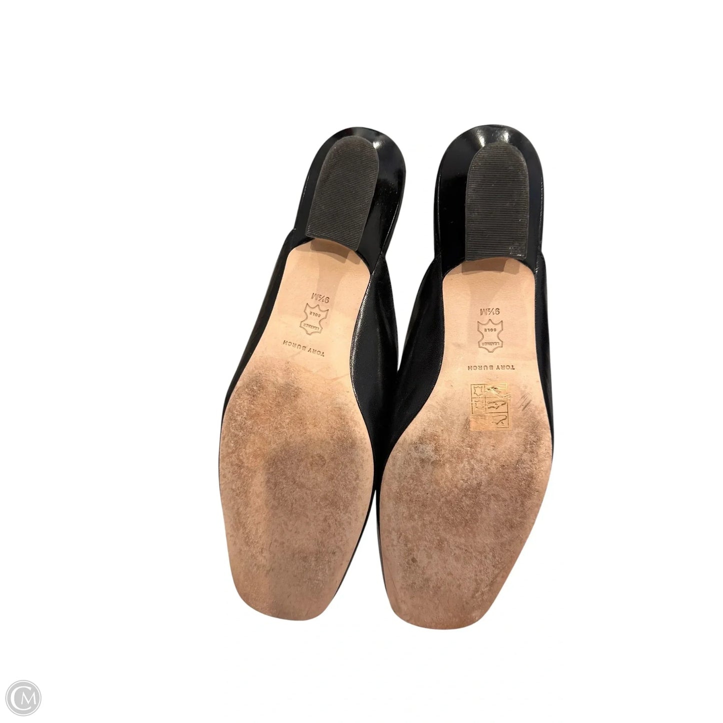 Shoes Designer By Tory Burch In Black & Silver, Size: 9.5