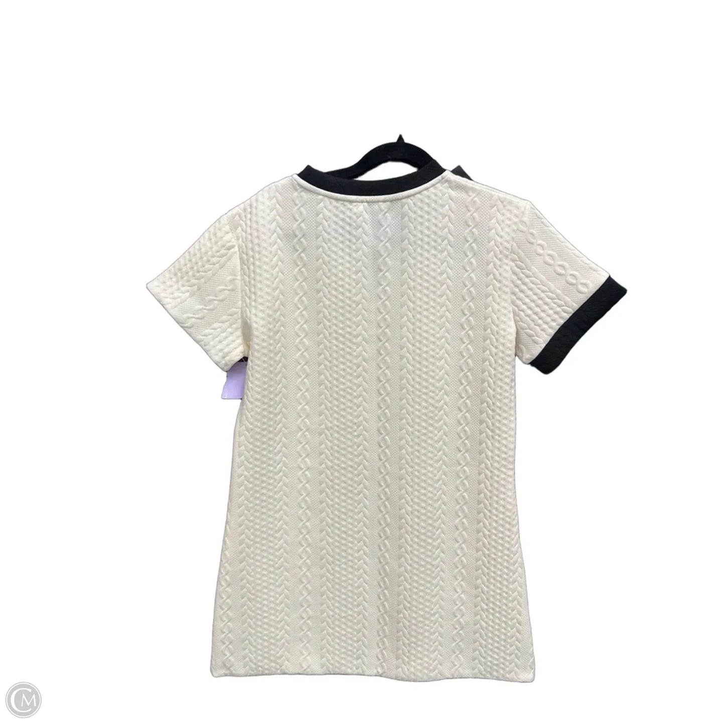 Dress Casual Short By Why Dress In Black & White, Size: S
