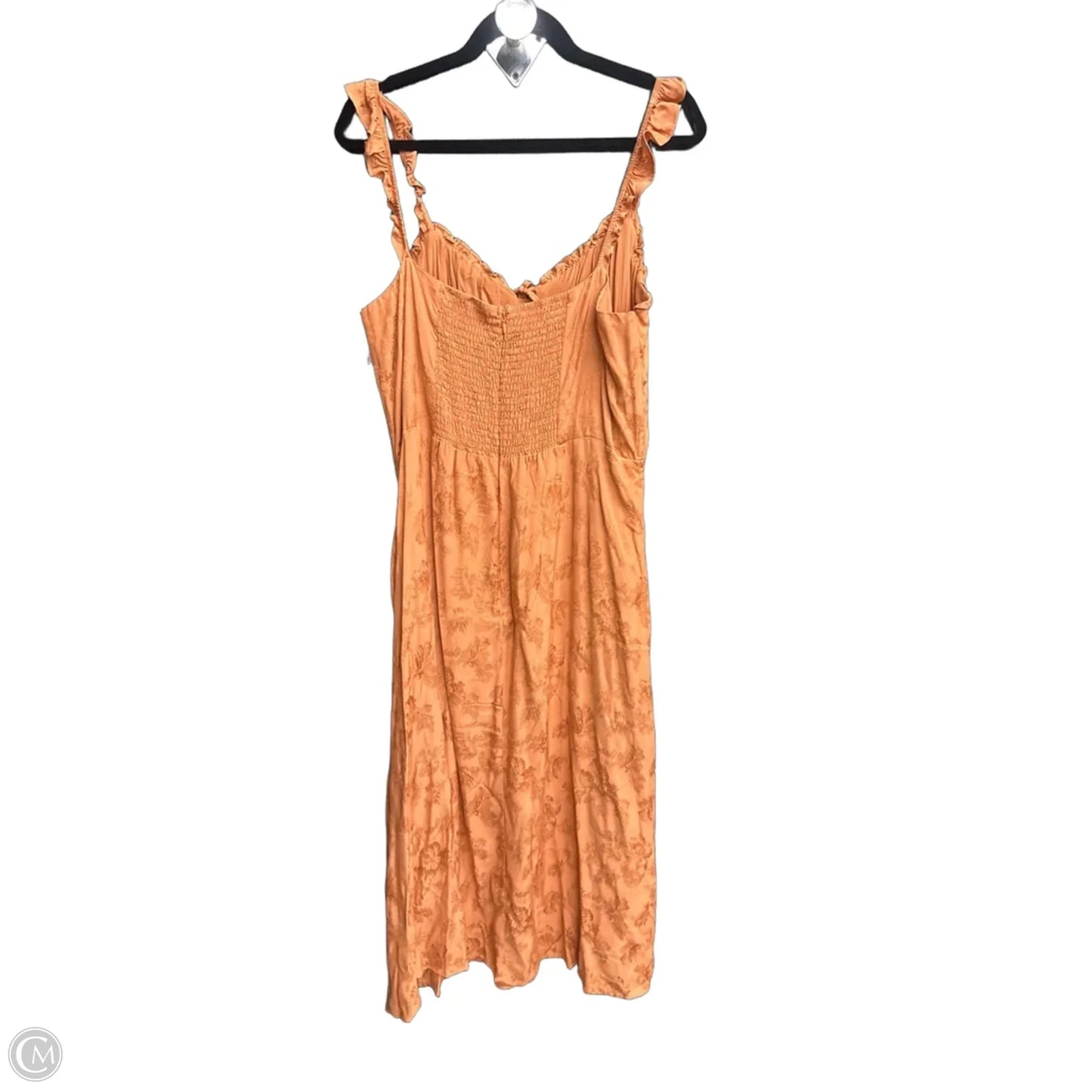 Dress Casual Maxi By Rock & Roll In Orange, Size: 2x