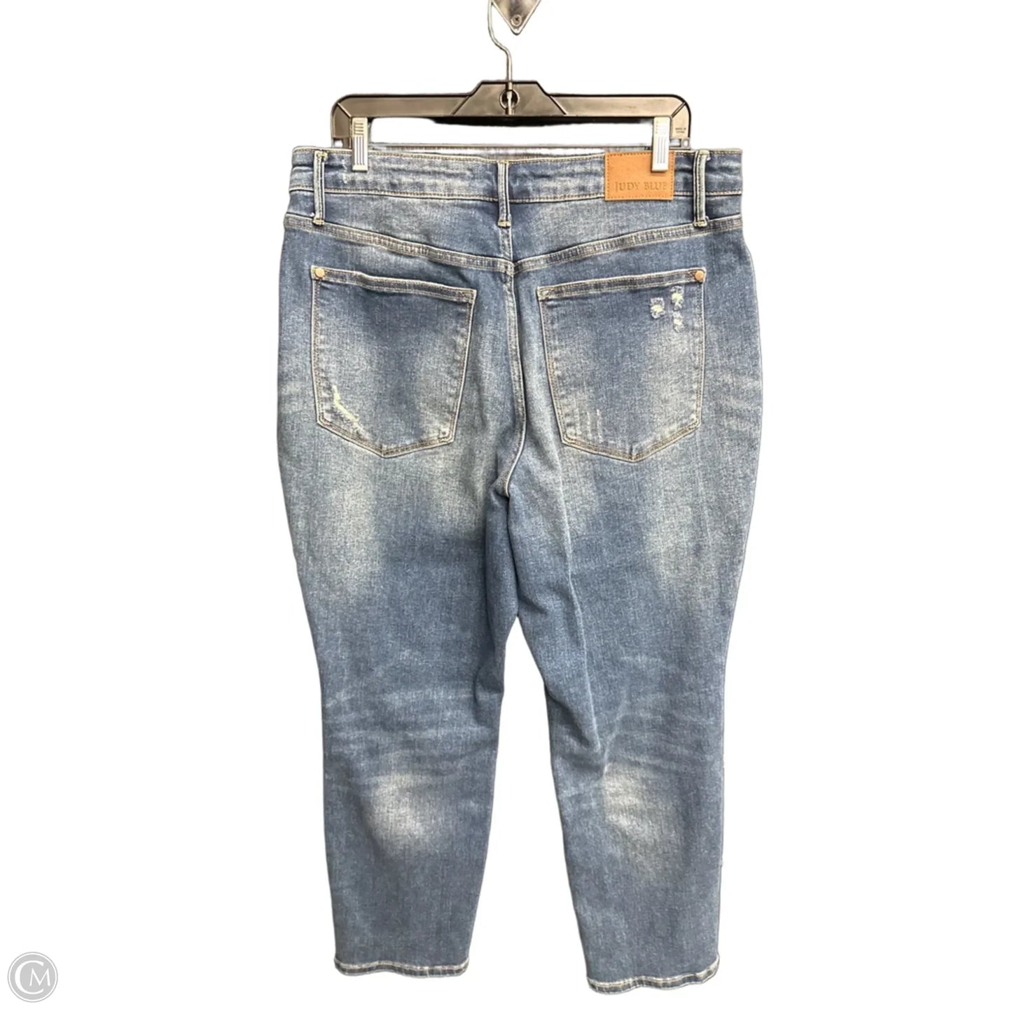 Jeans Straight By Judy Blue In Blue Denim, Size: 18