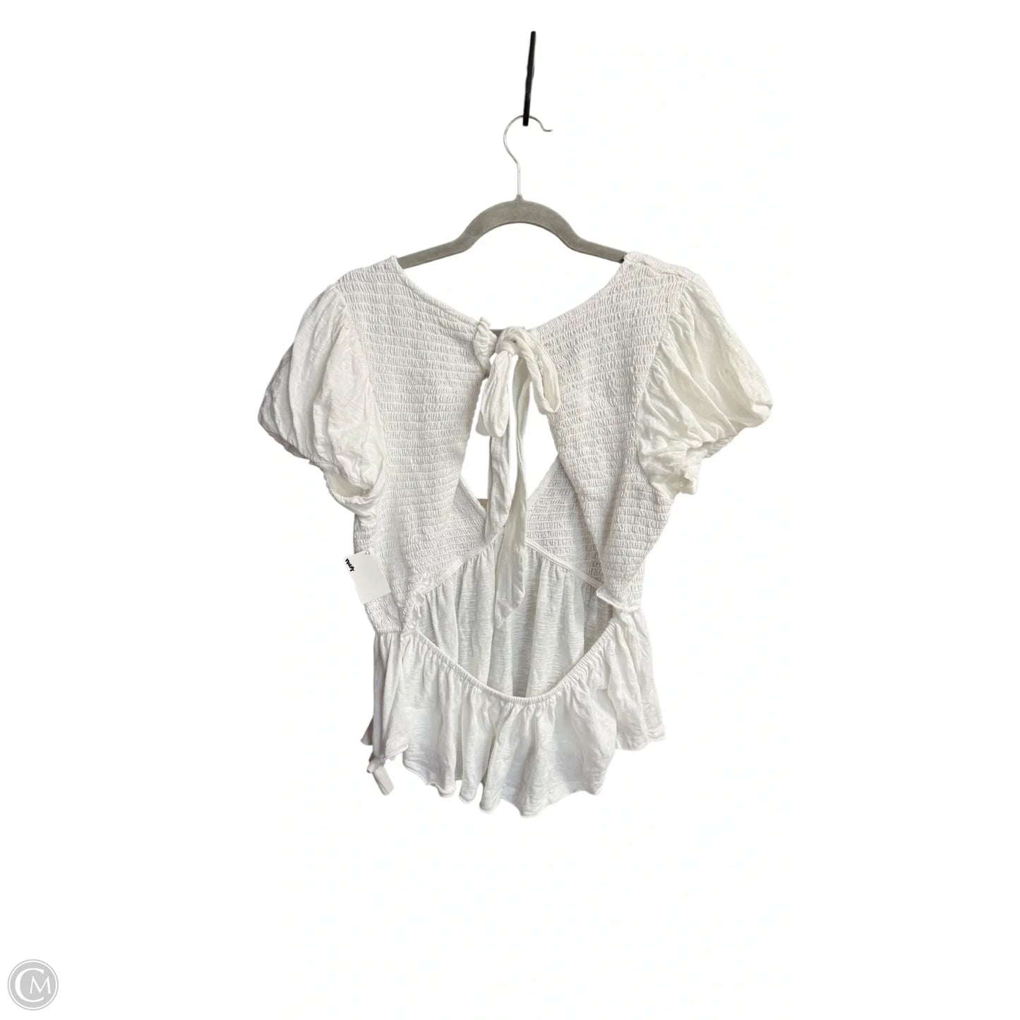 Top Short Sleeve By Free People In White, Size: Xl
