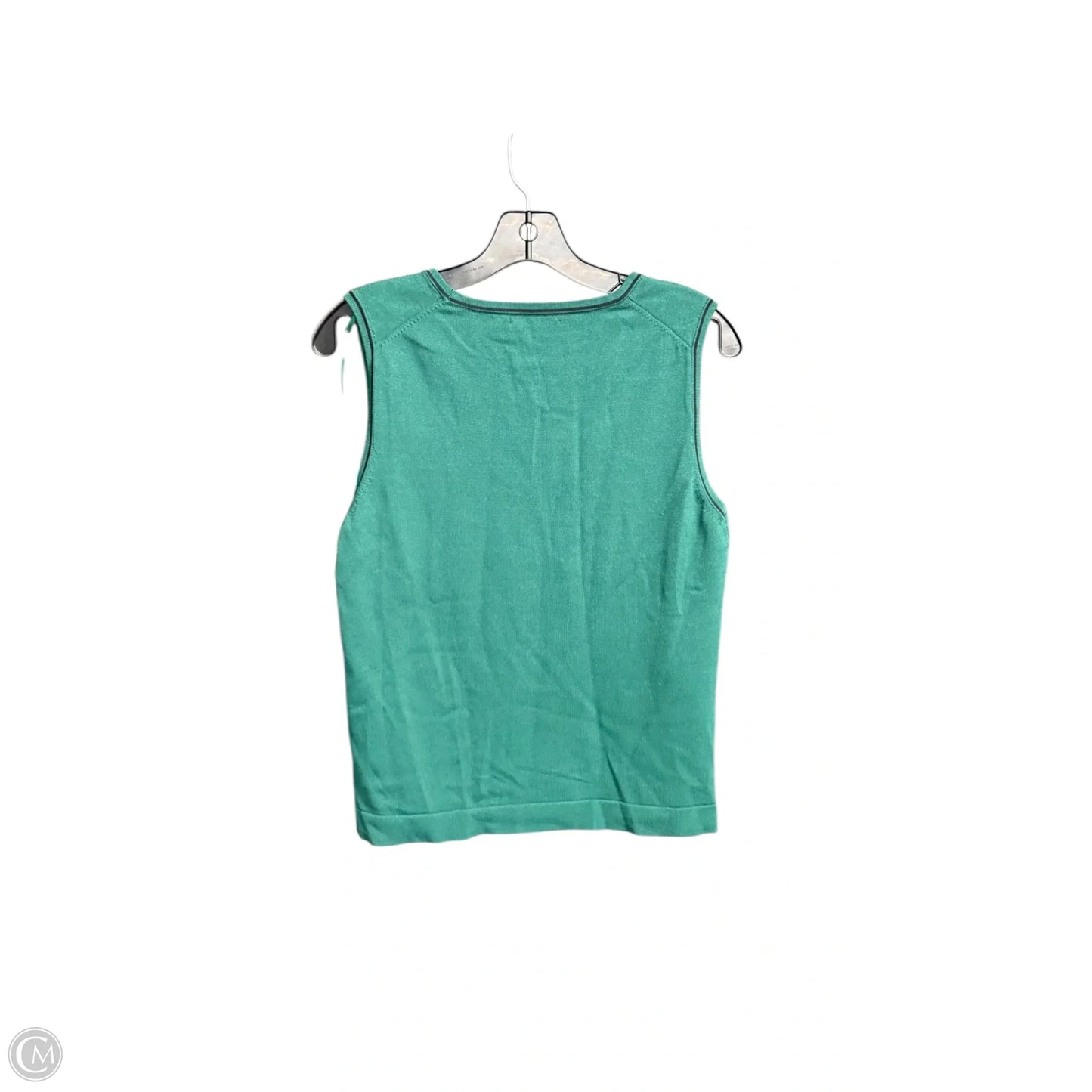 Top Sleeveless Designer By Karl Lagerfeld In Green, Size: Mp
