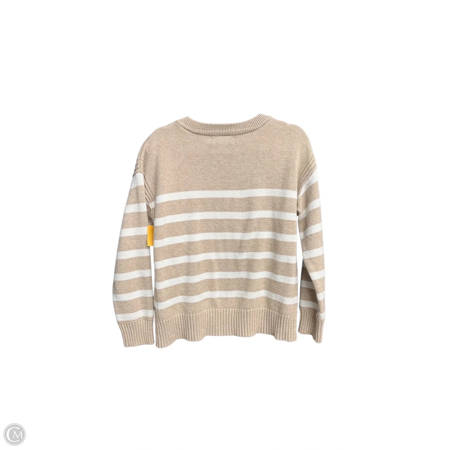 Sweater By Philosophy In Brown & White, Size: L