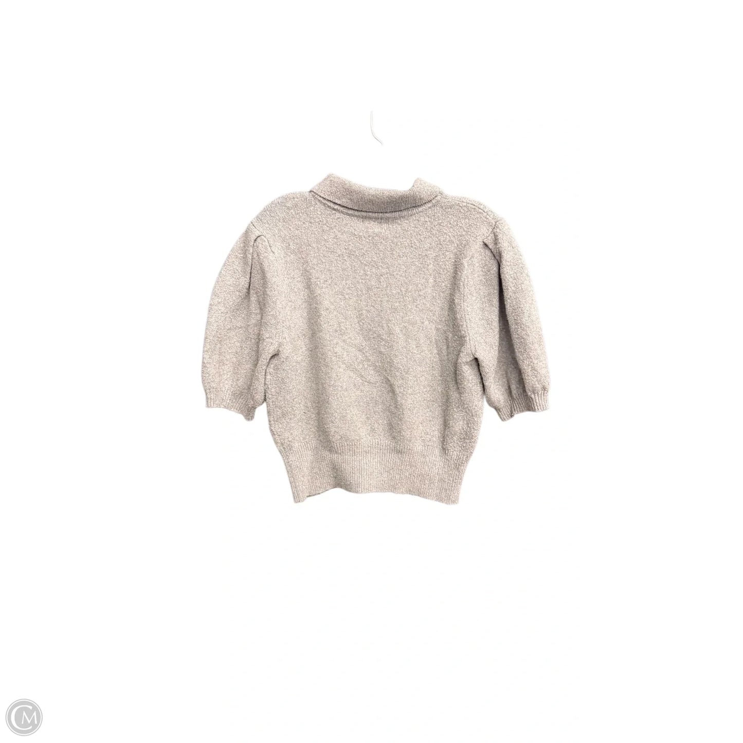 Sweater Short Sleeve By A New Day In Grey, Size: S