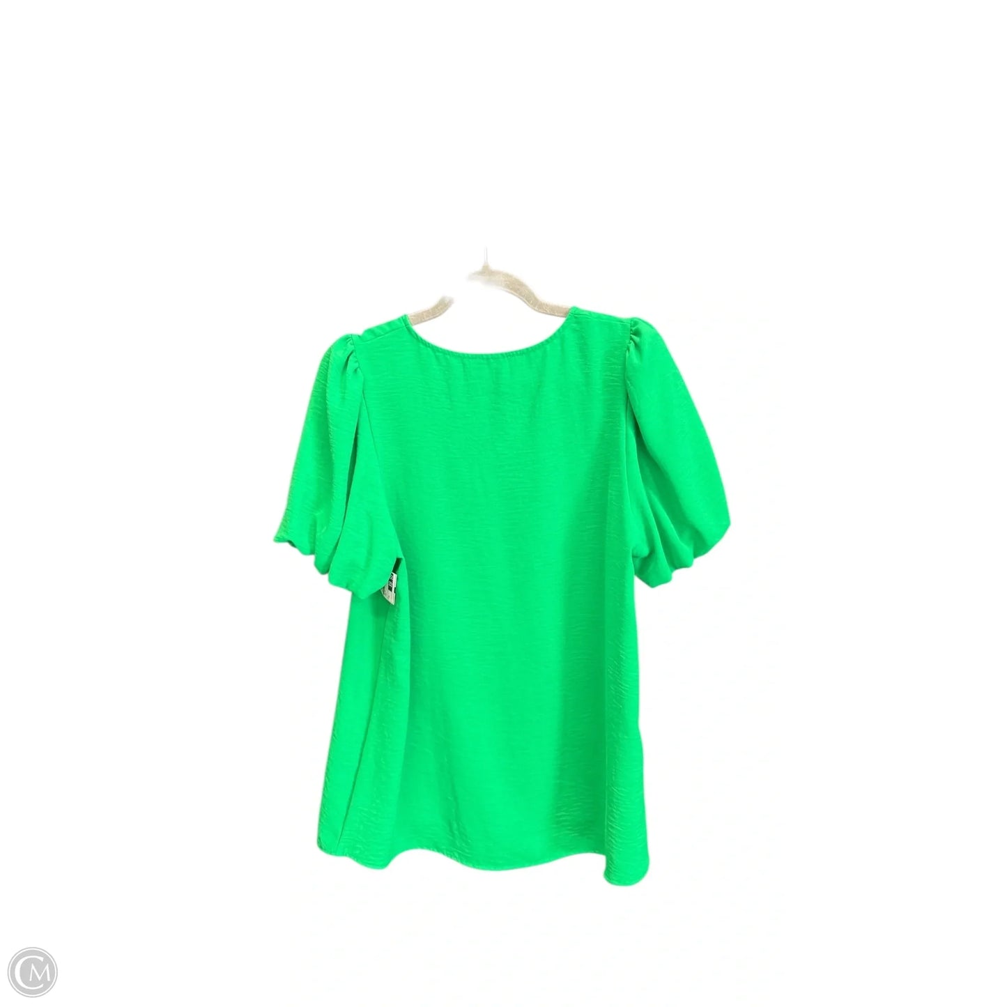 Top Short Sleeve By Jodifl In Green, Size: M